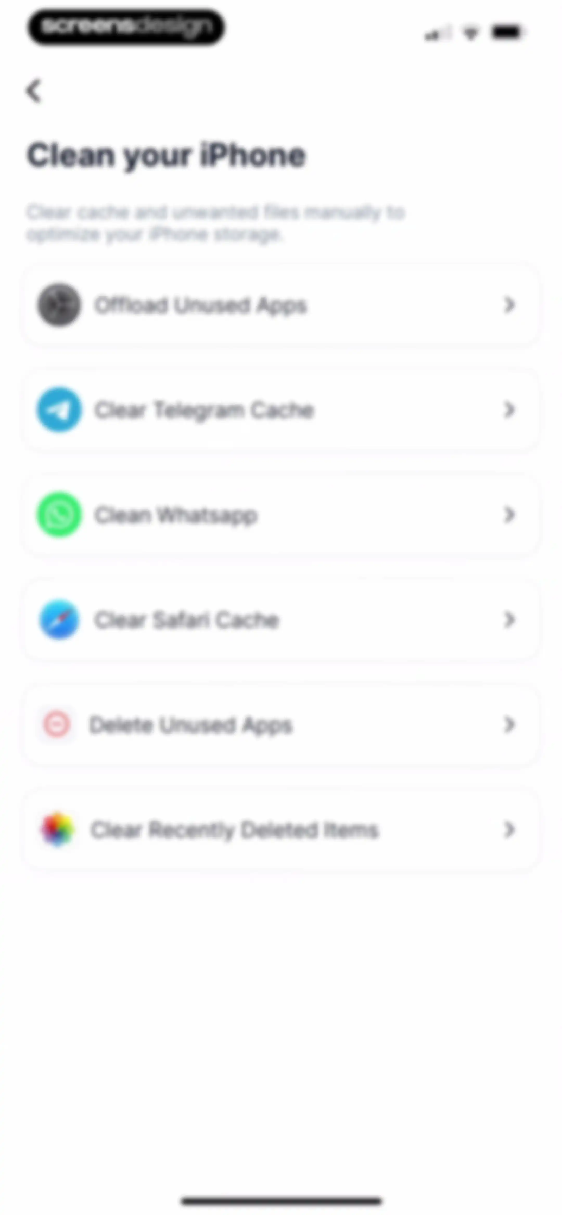 CleanX: Clean Up Storage screen 85