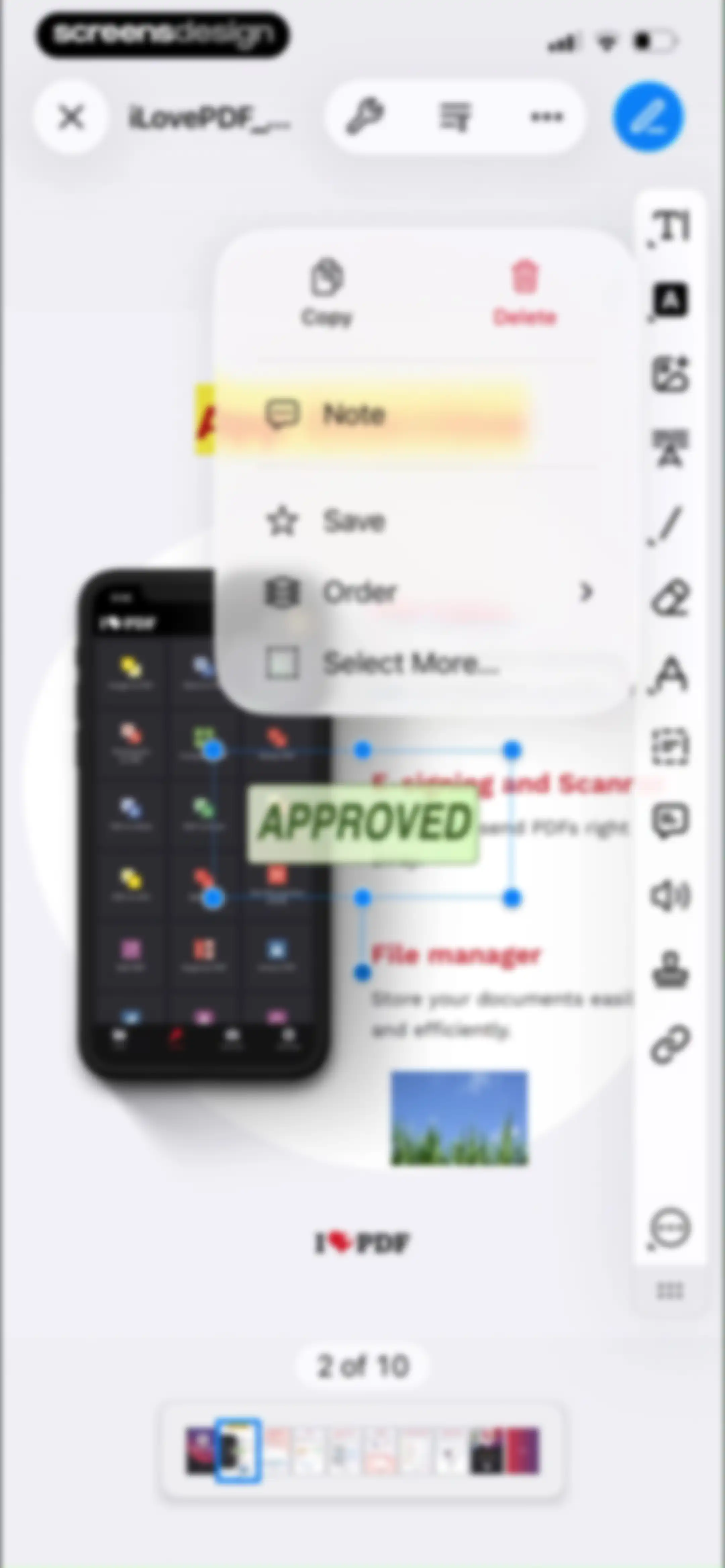 iLovePDF - PDF Editor & Scan screen 51