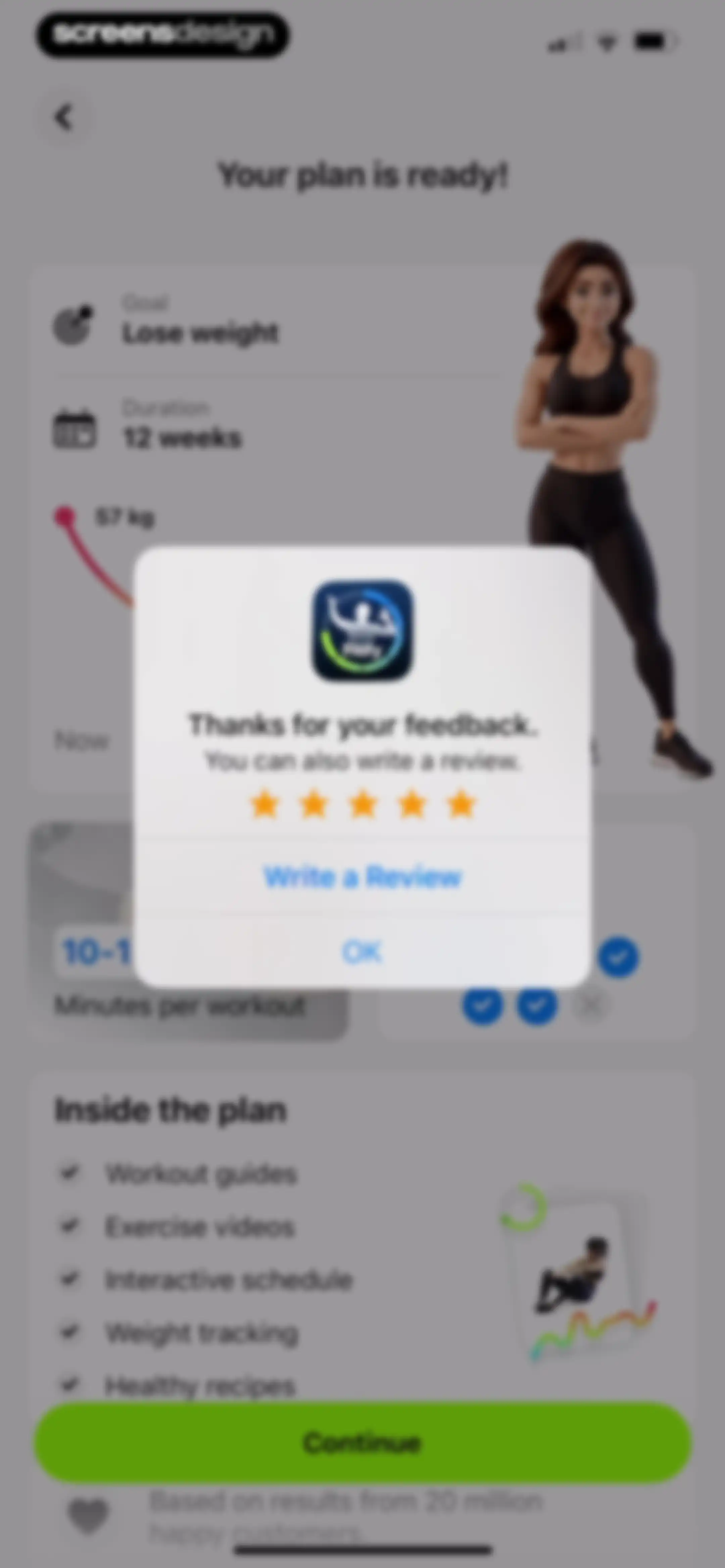 Fitify: Home Workout, AI Coach screen 62
