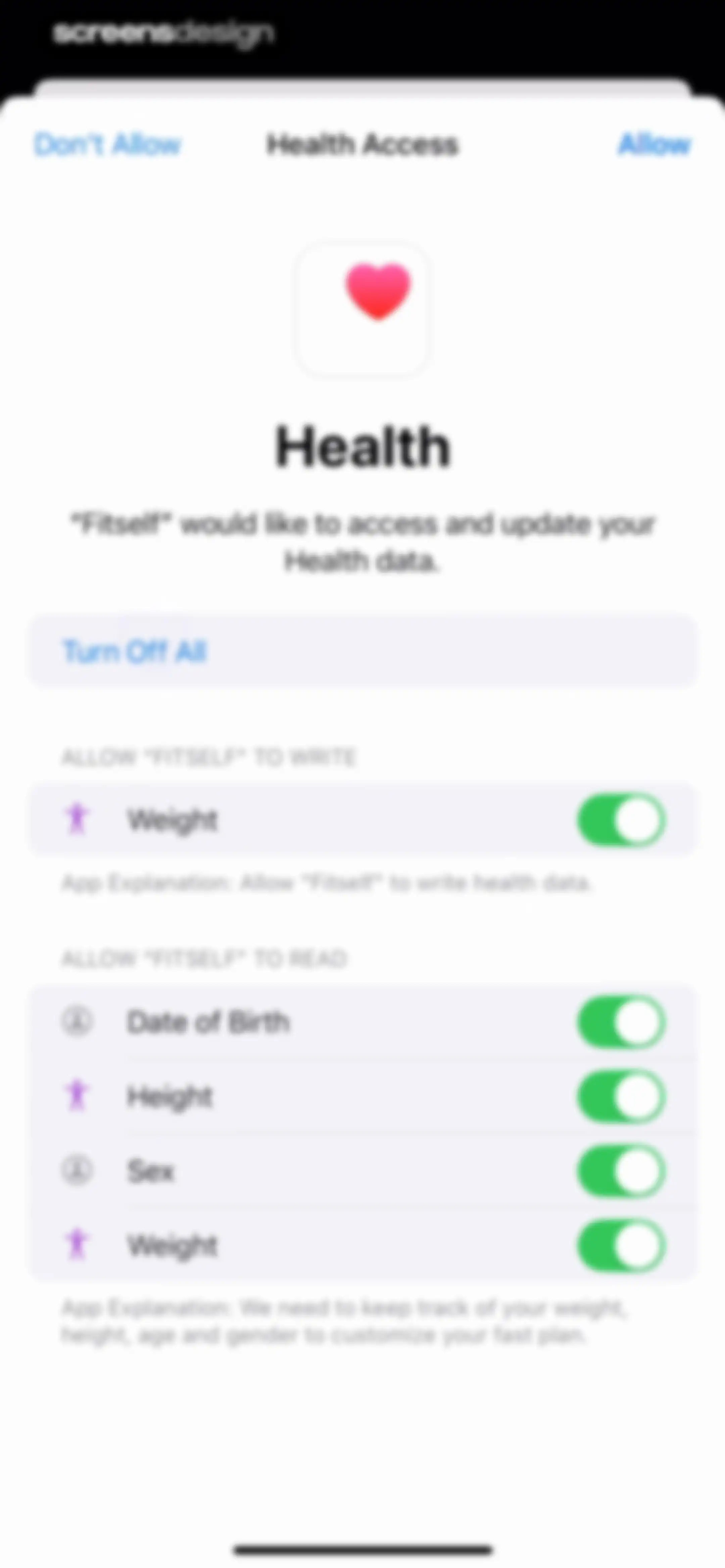 Fitself: Fitness and Fasting screen 28