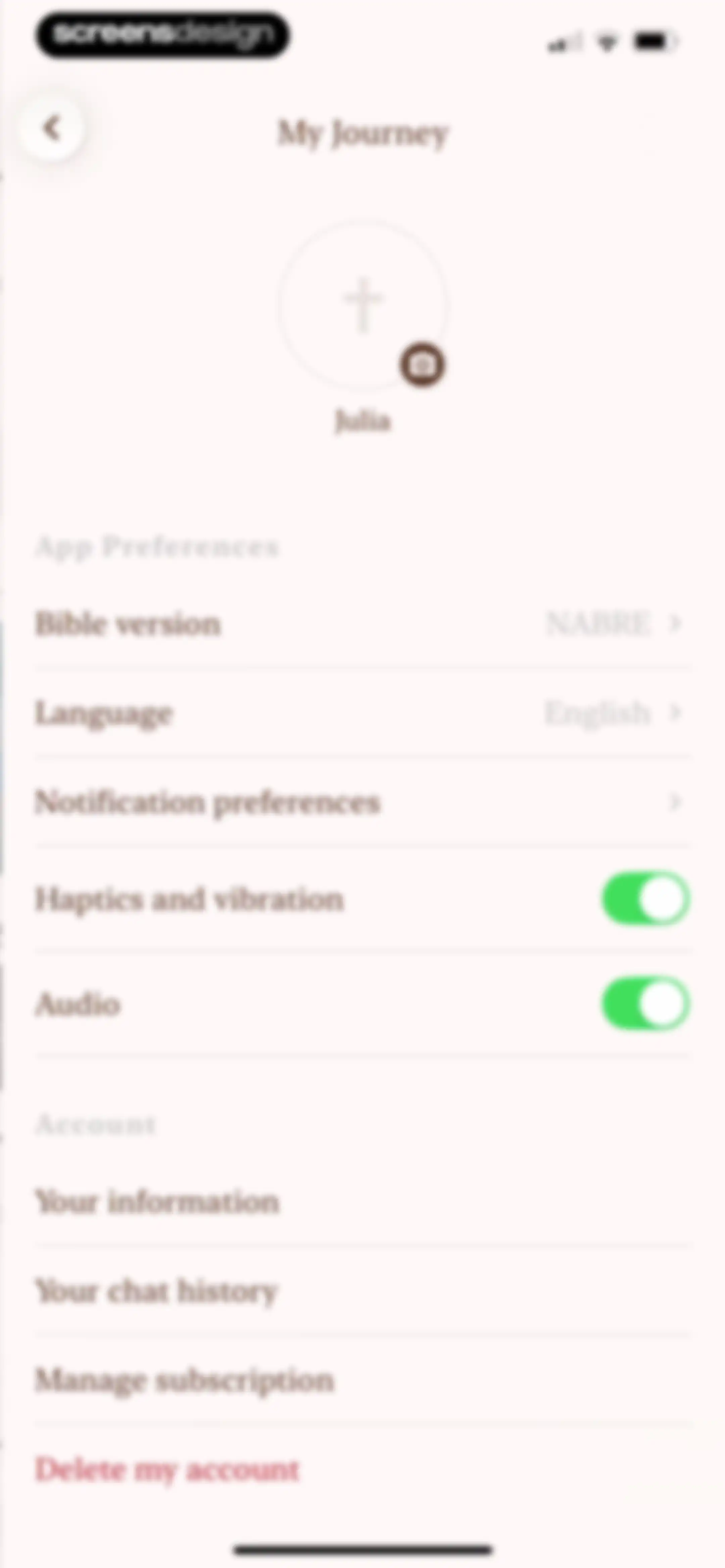 Haven - Bible Chat screen 68