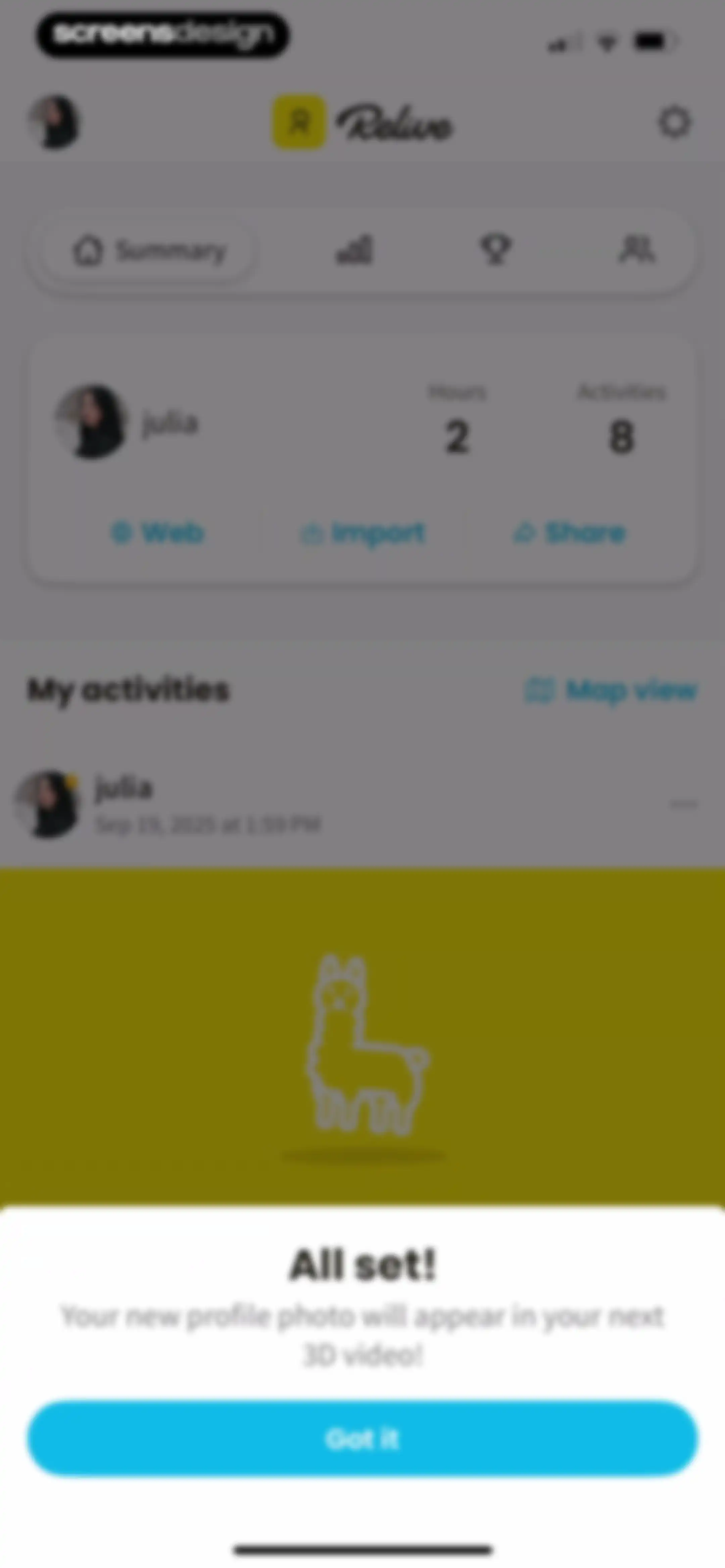 Relive: Hike & Ride Memories screen 28