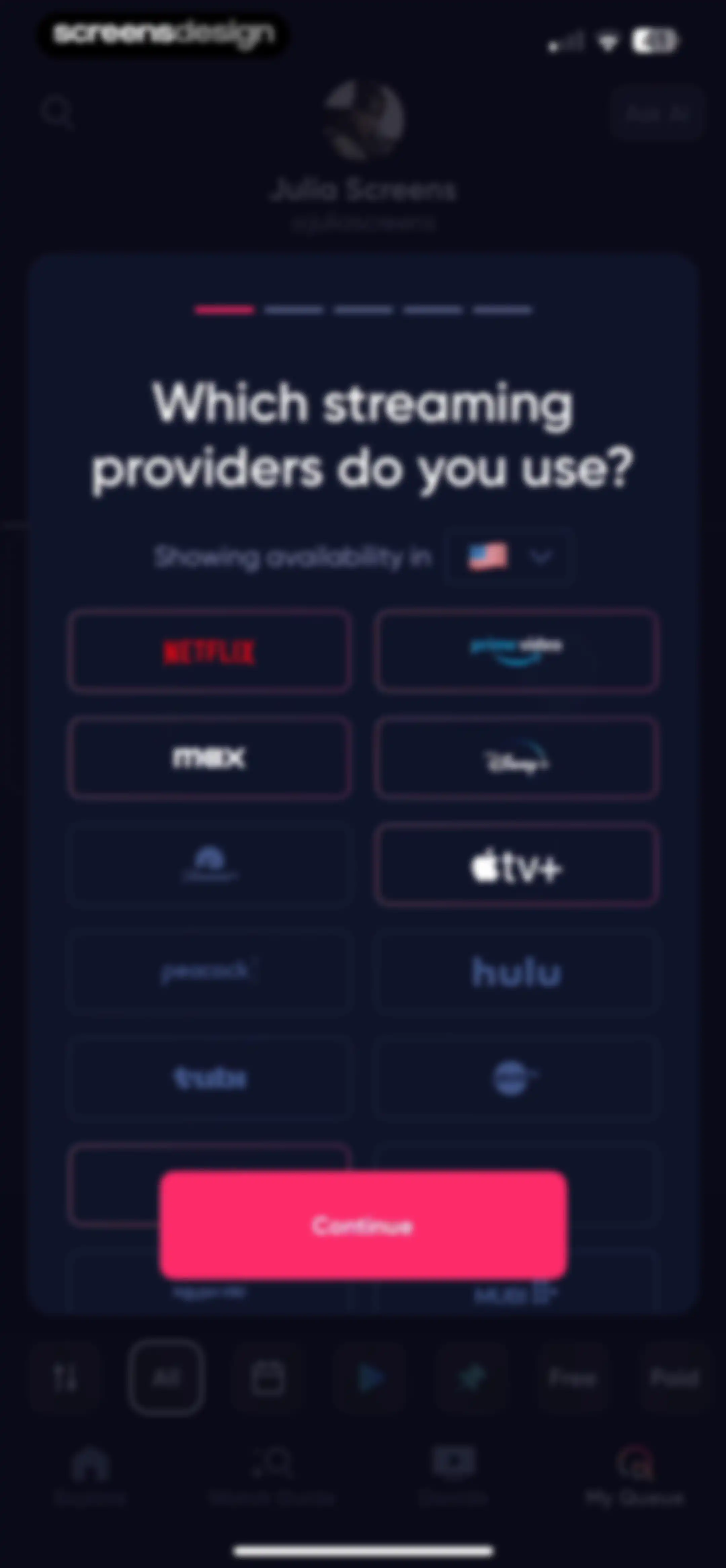Queue - Find Movies & Shows screen 6