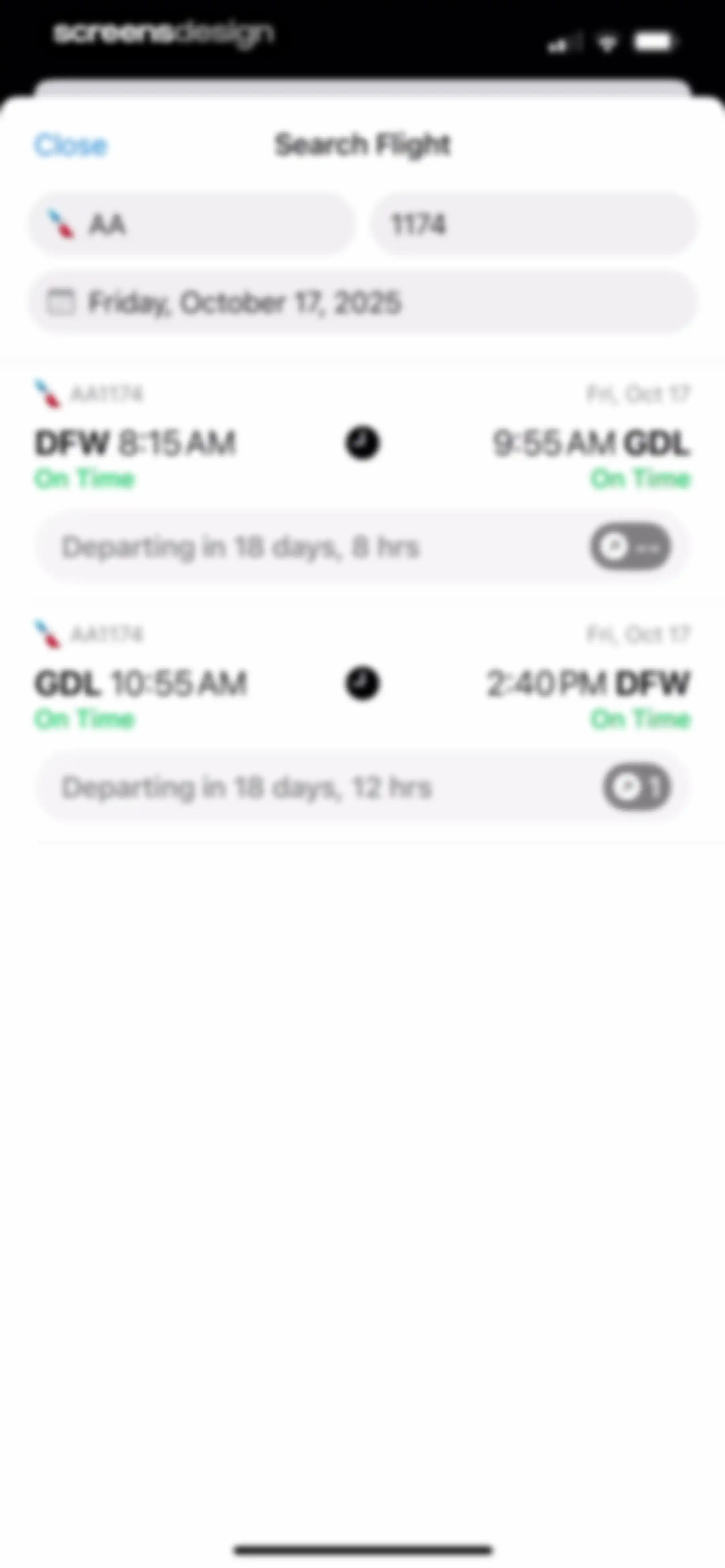 Plane Finder ⁃ Flight Tracker screen 96