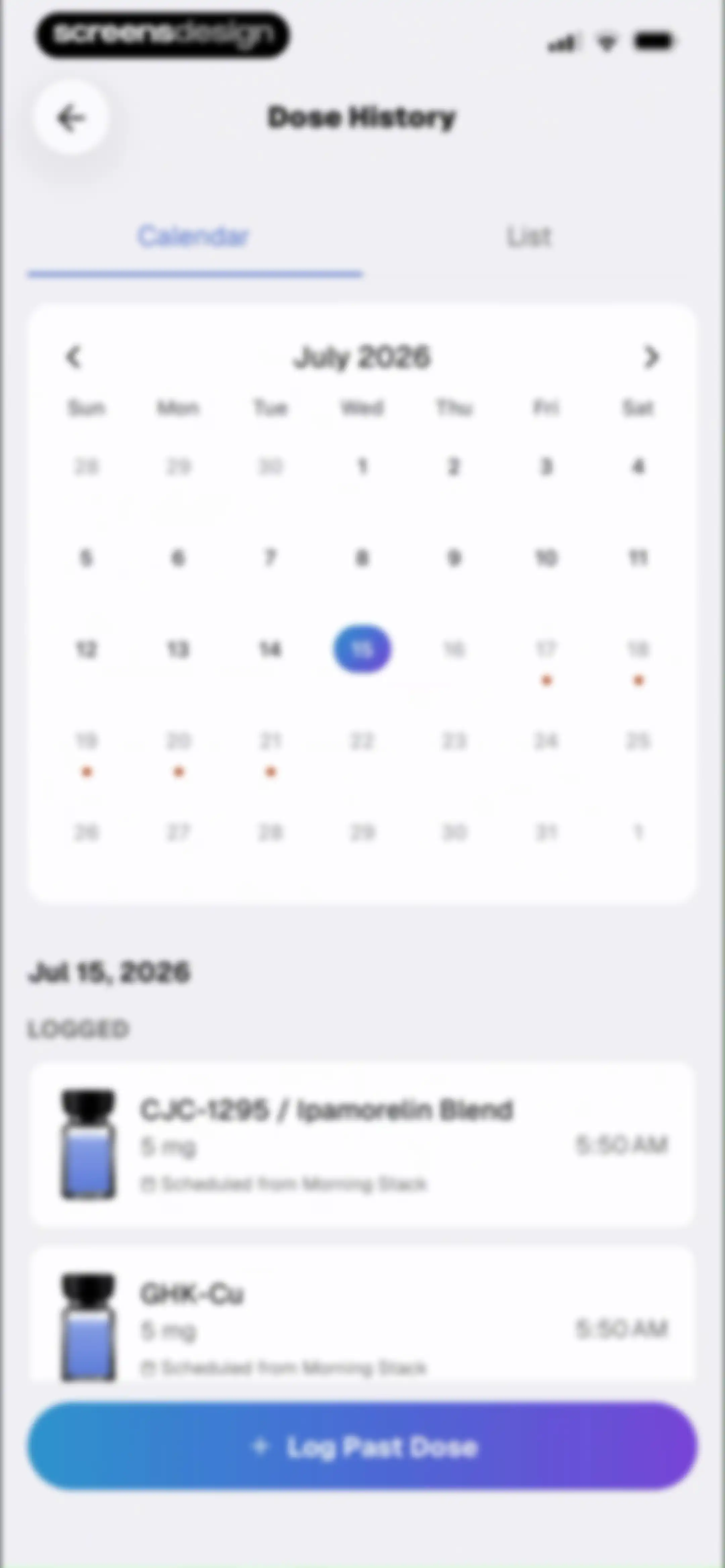 Pep AI: Peptide GLP-1 Tracker screen 79