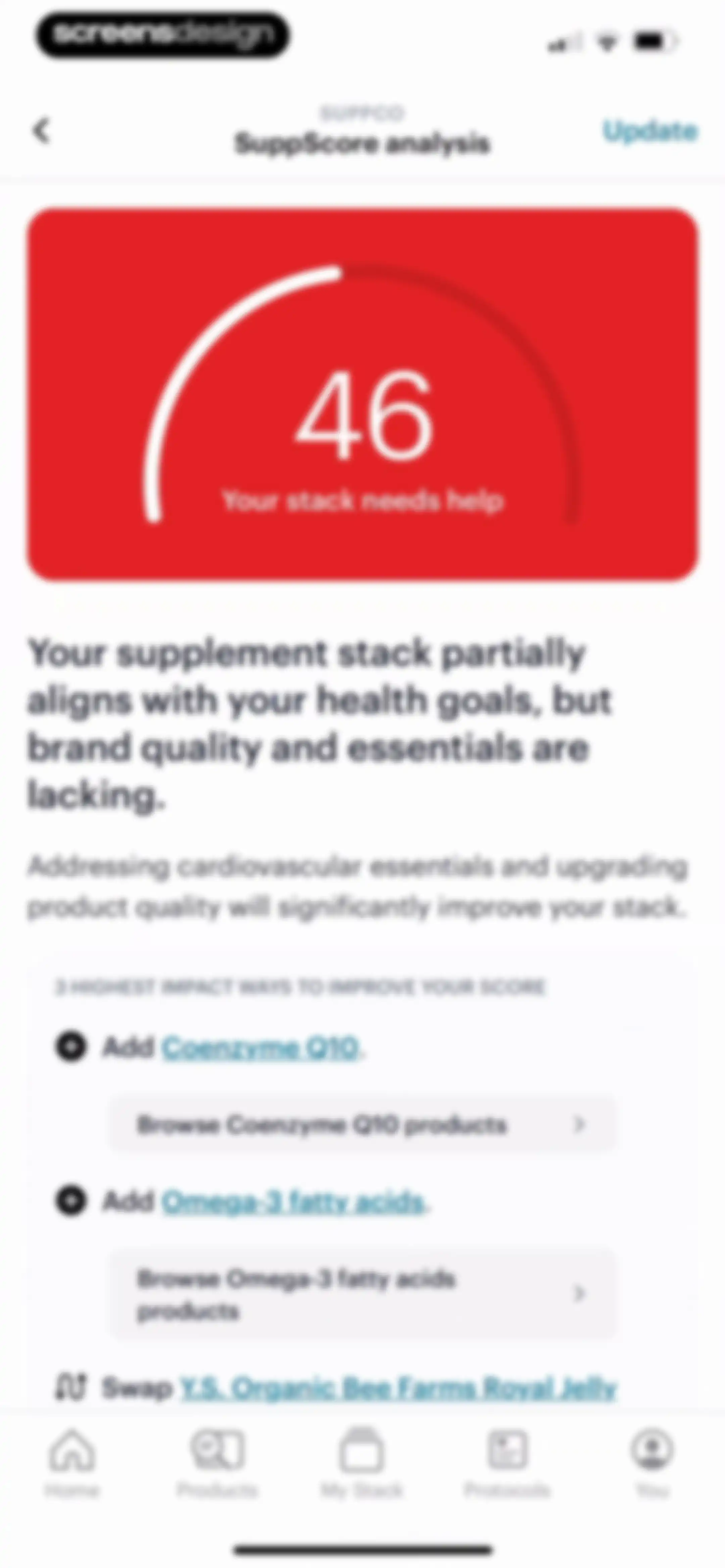 SuppCo: Supplement Scanner screen 42