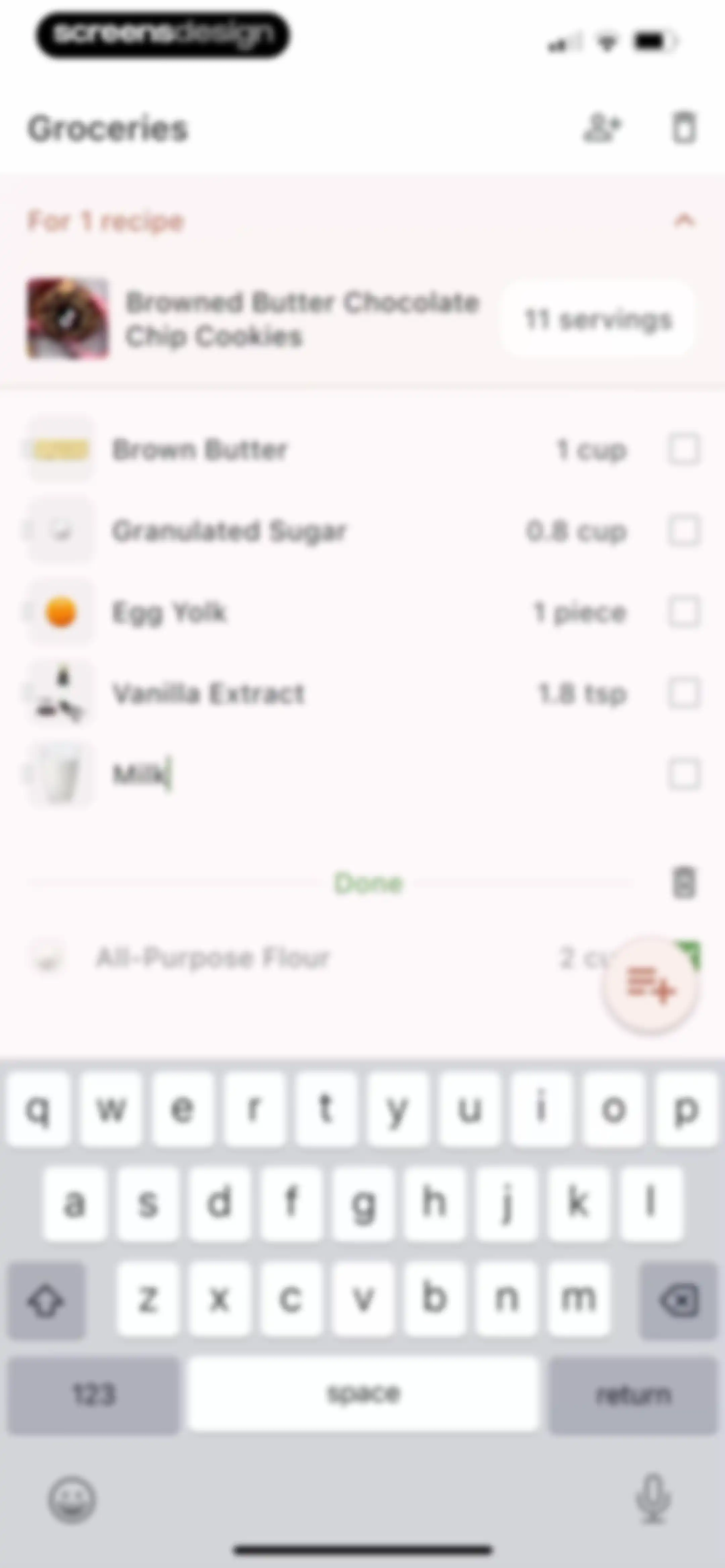 All My Meals - Keep Recipes screen 98