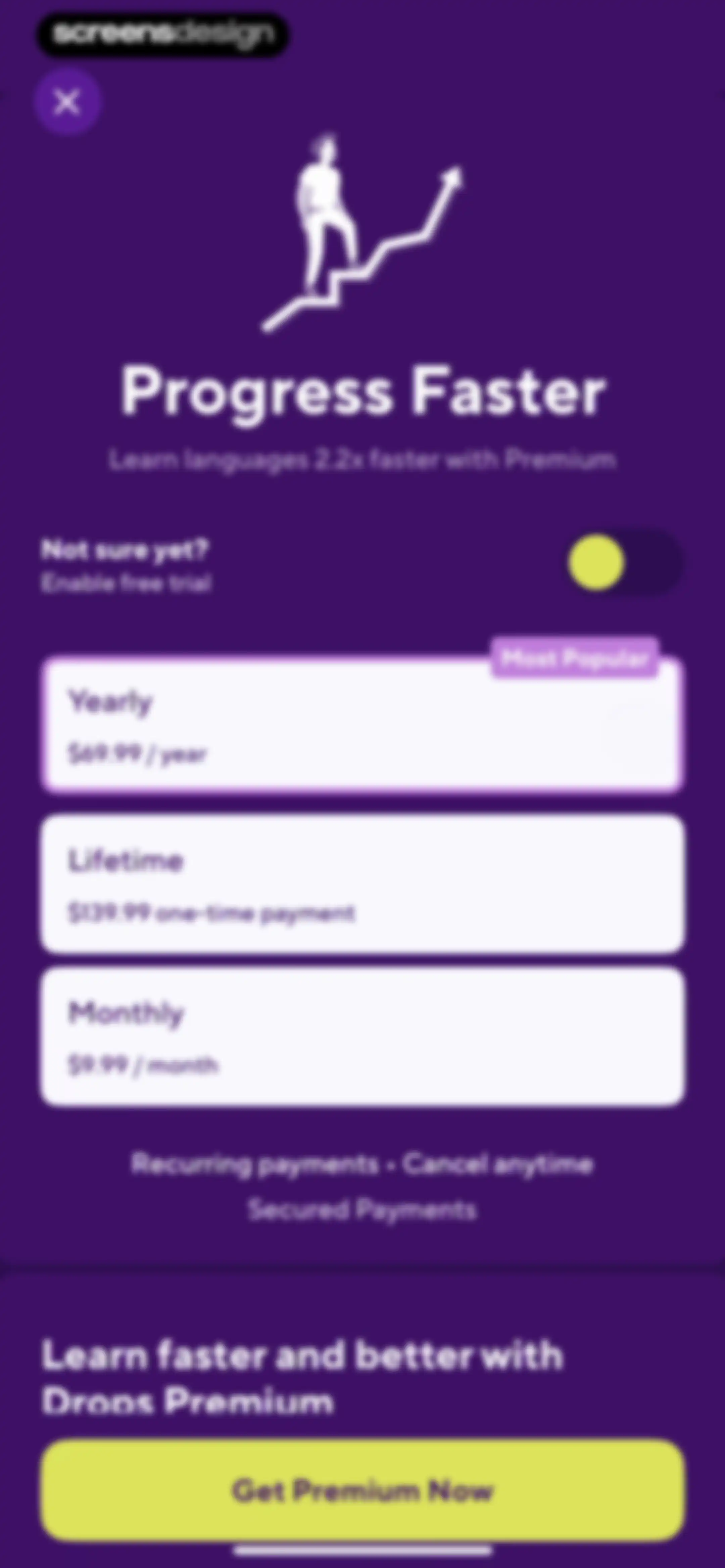 Drops: Language Learning Games screen 124