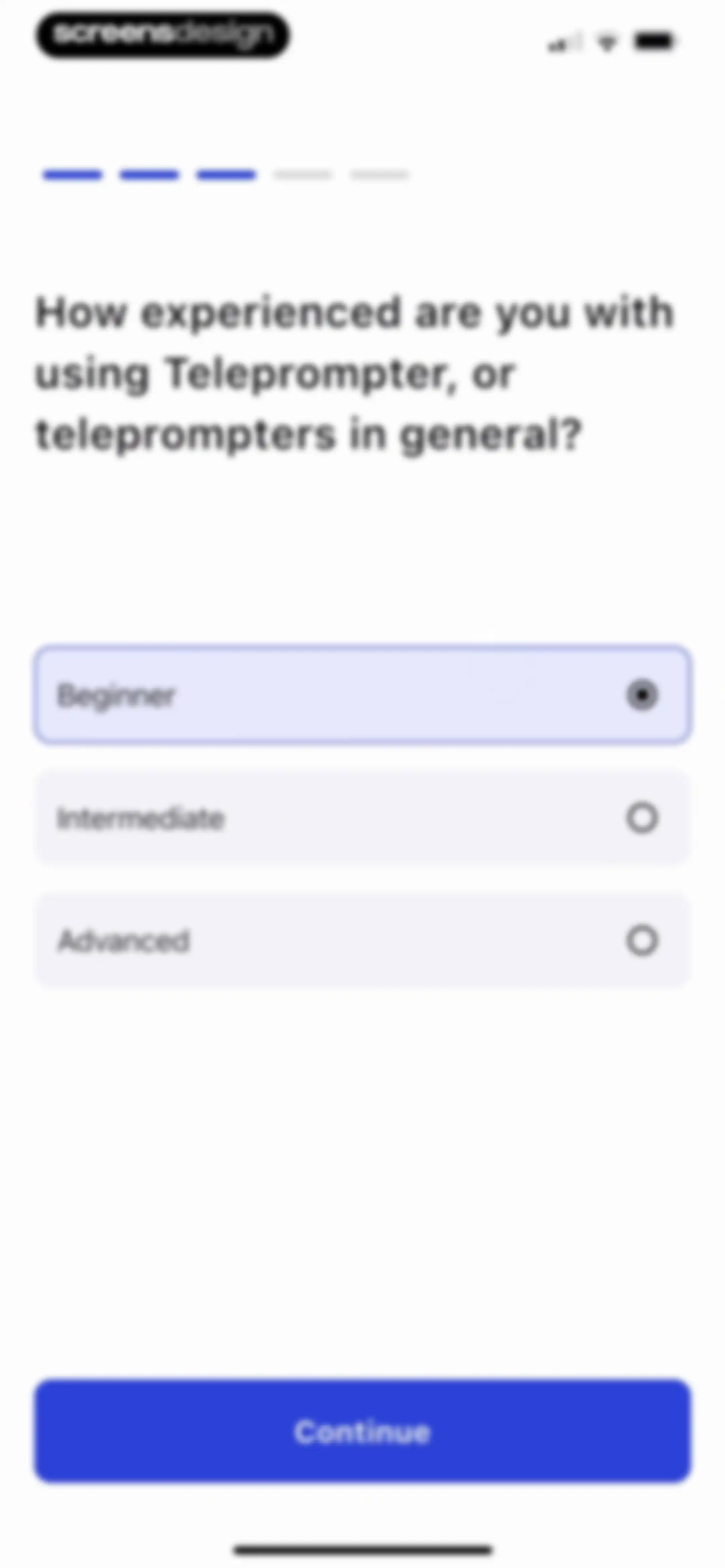 Teleprompter - VILO screen 6