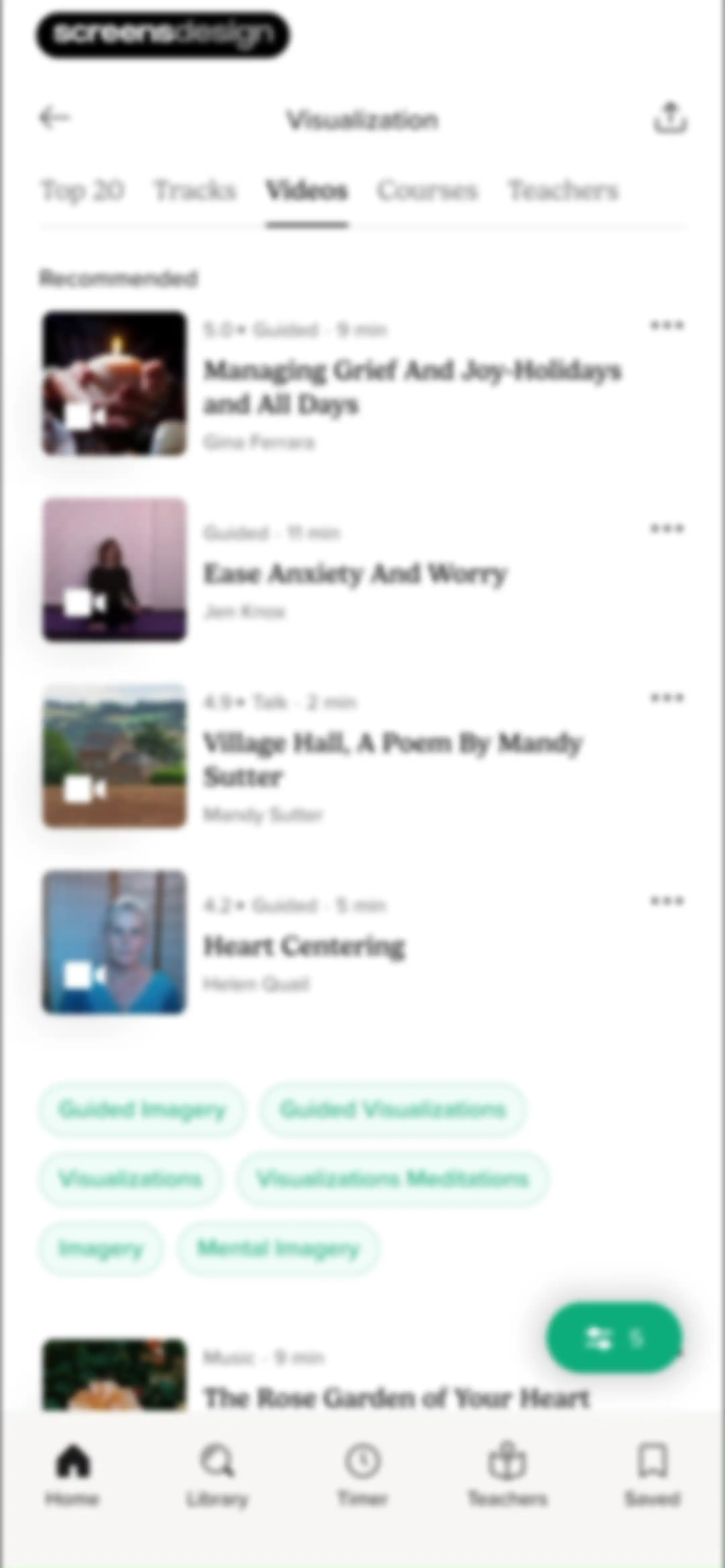Insight Timer: Meditate, Sleep screen 112
