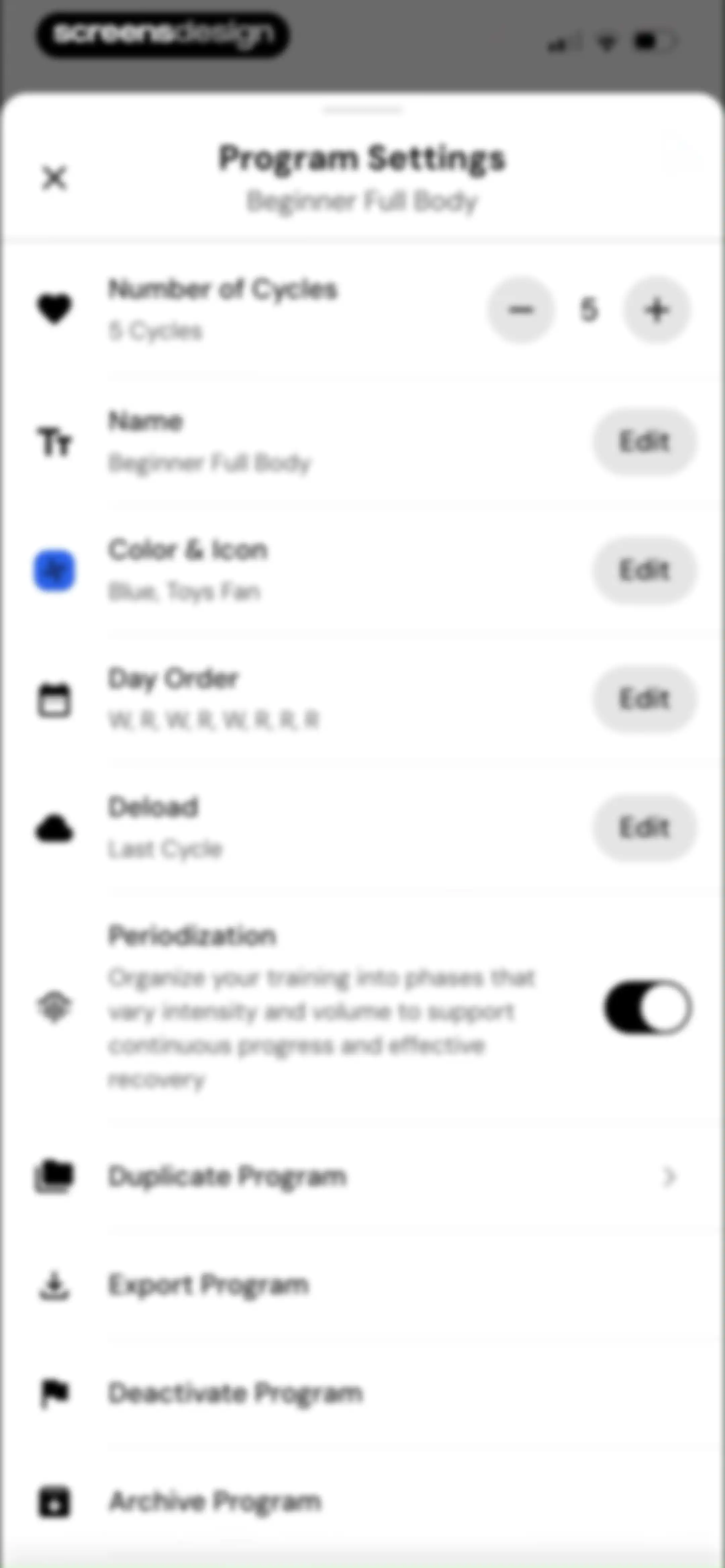 MacroFactor Workouts - Tracker screen 143