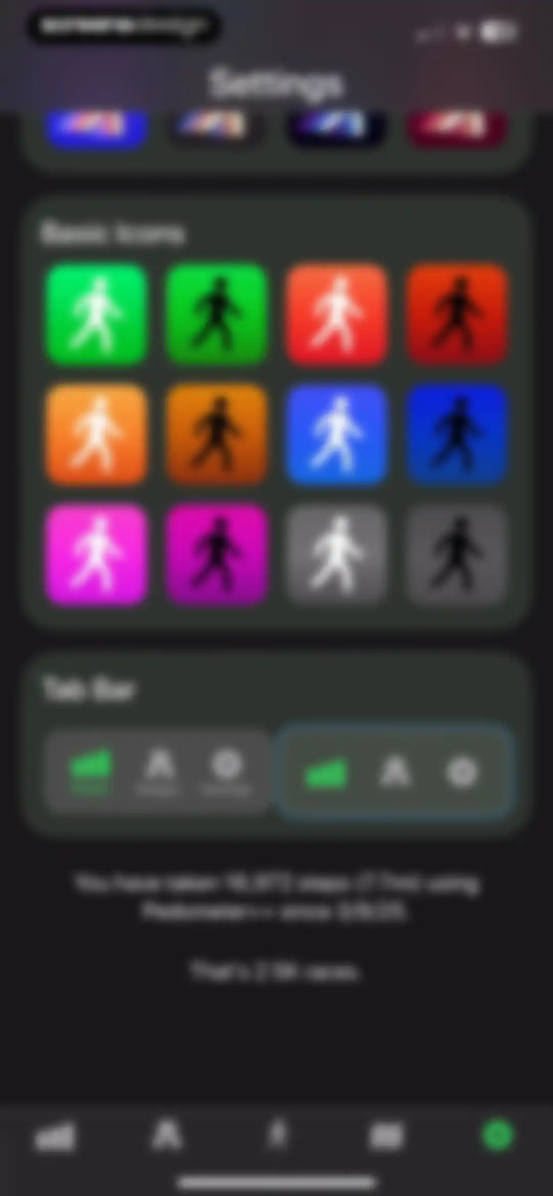 Pedometer++ screen 87