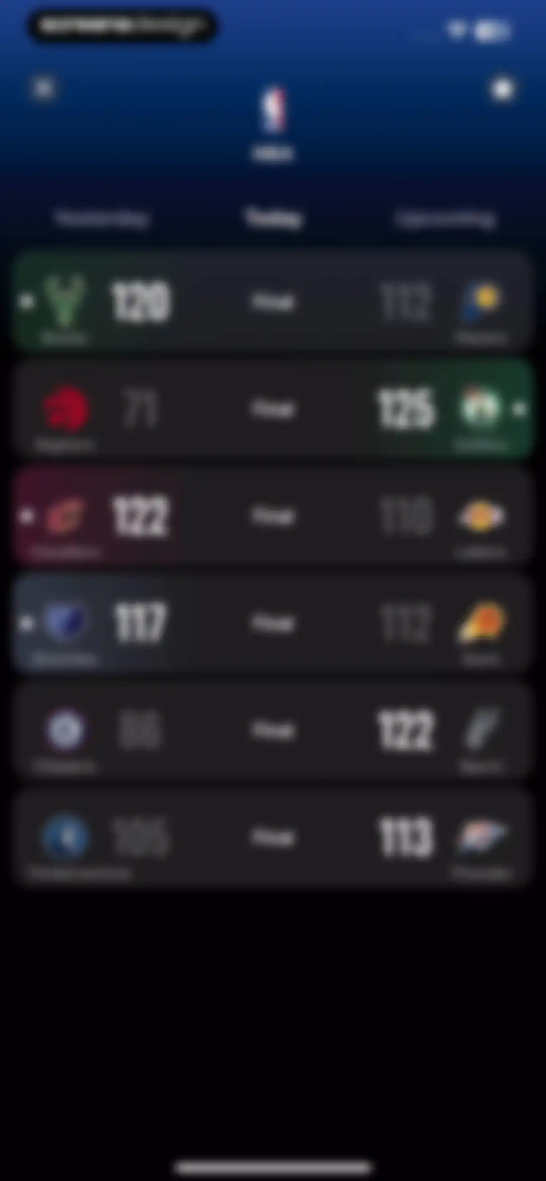 Apple Sports screen 26