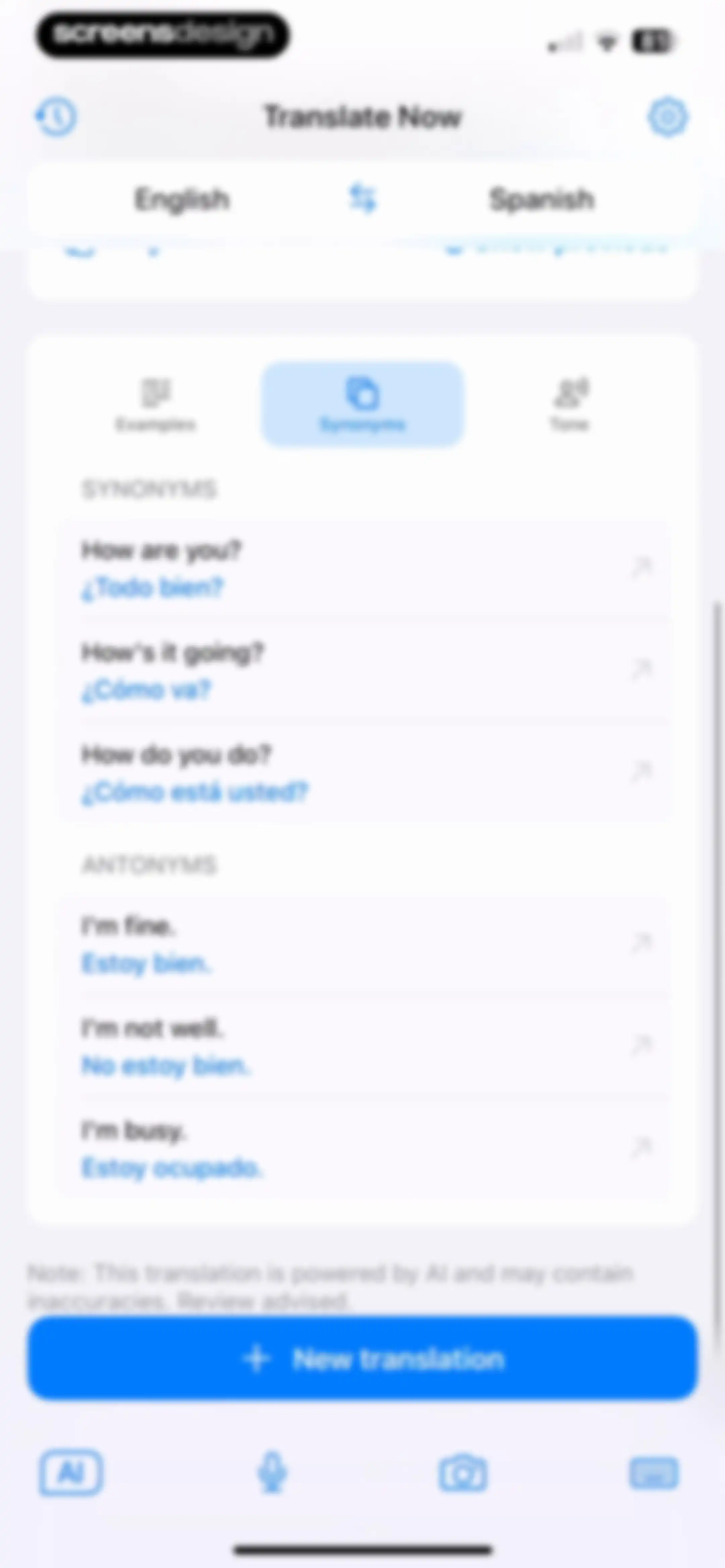 Translate Now - AI Translator screen 17