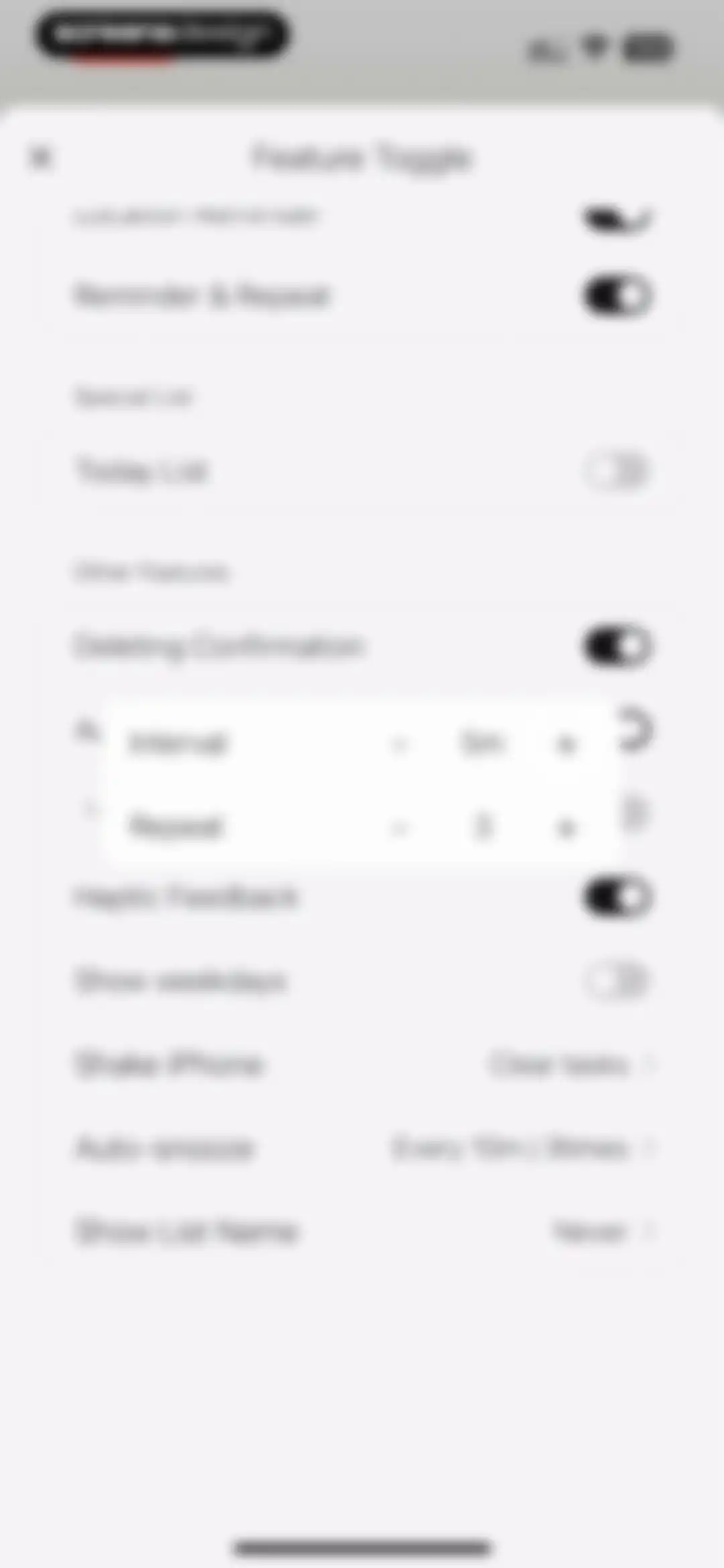 To Do List MinimaList & Widget screen 94