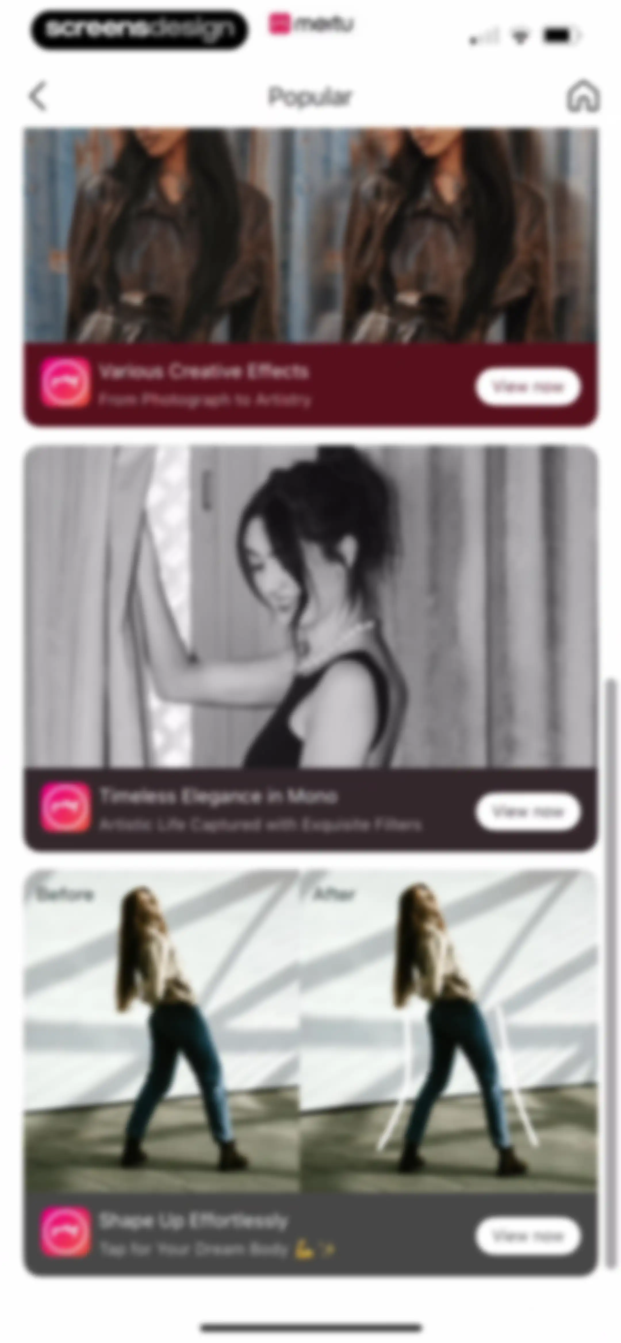 Meitu AI Photo & Video Editor screen 117