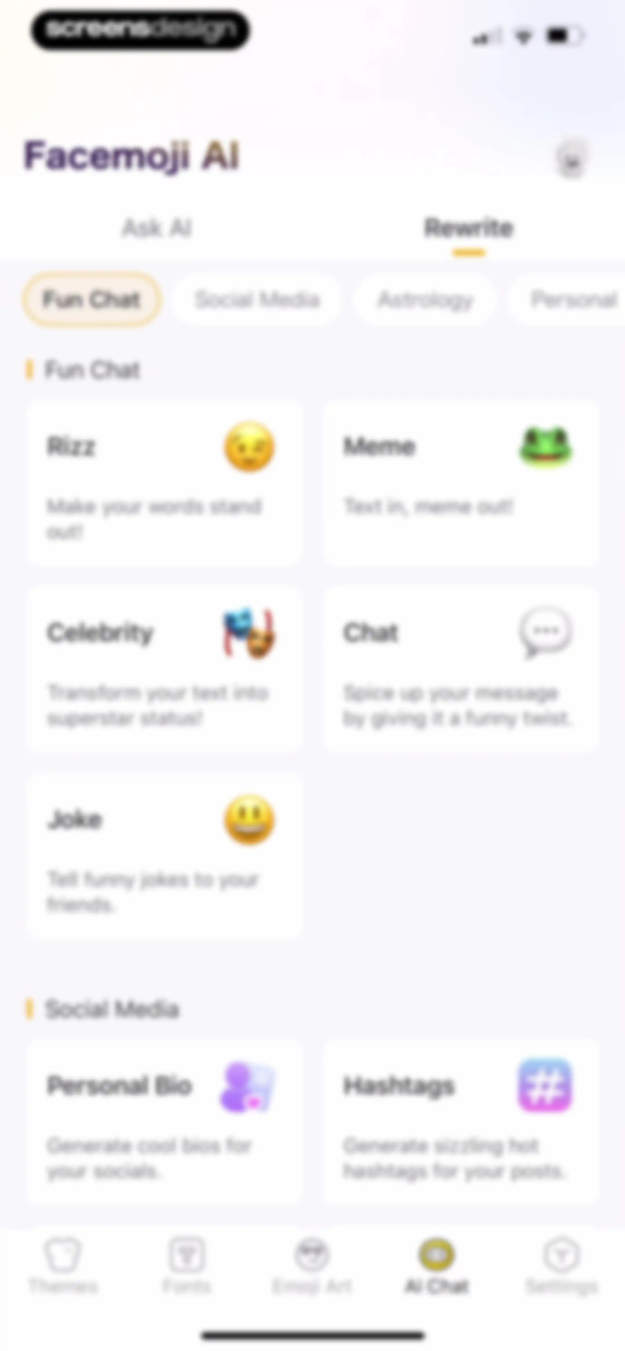 Facemoji AI Emoji Keyboard screen 90