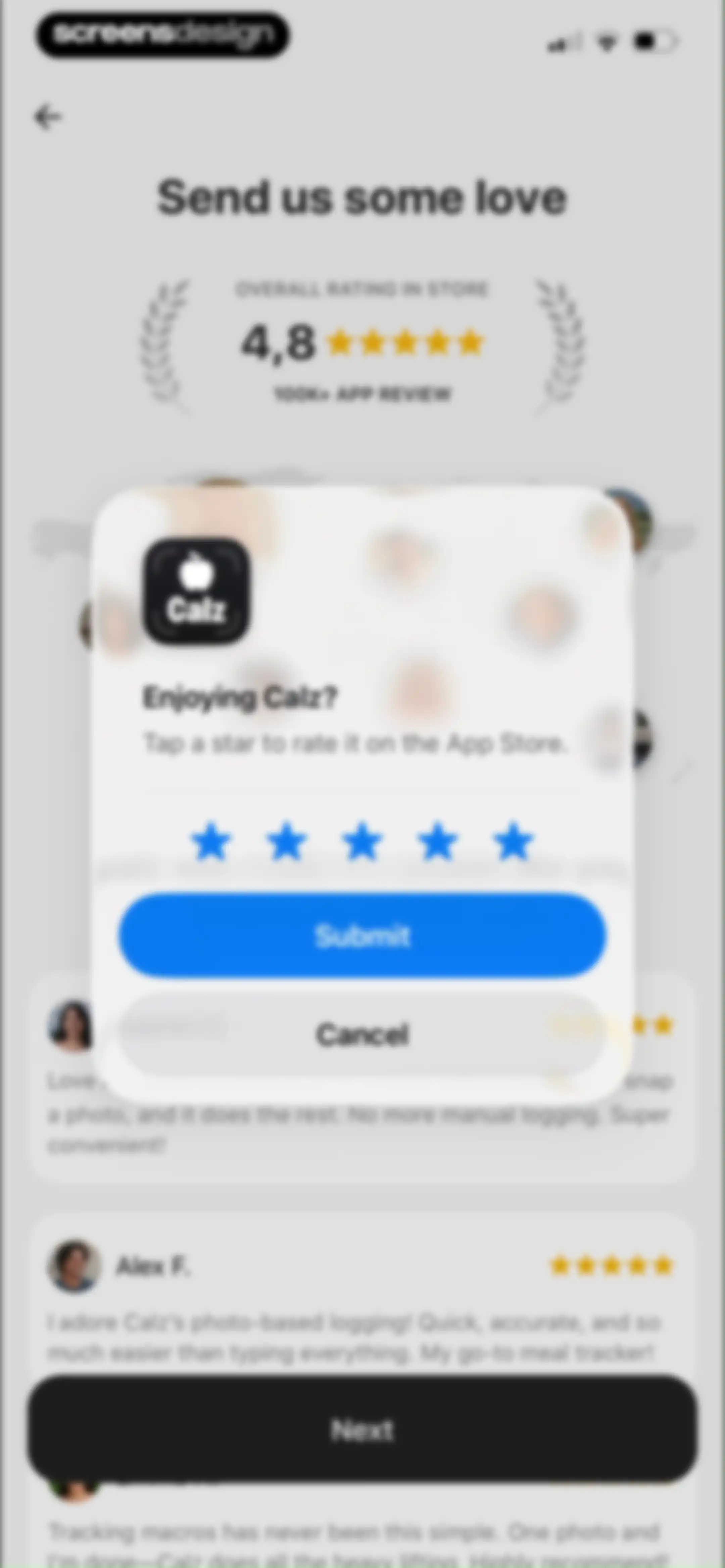 Calz - Calorie Counter AI screen 48