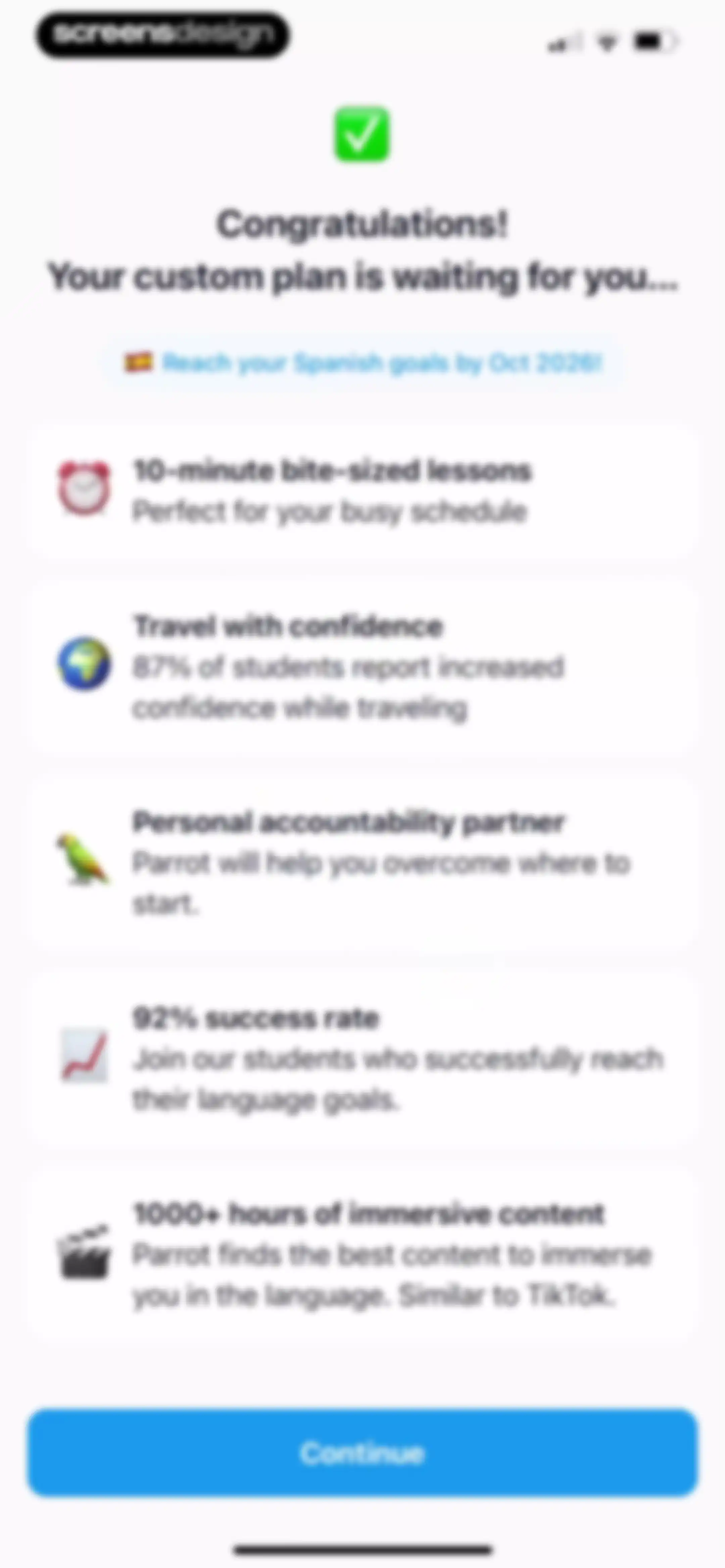 Parrot – Learn Spanish screen 20