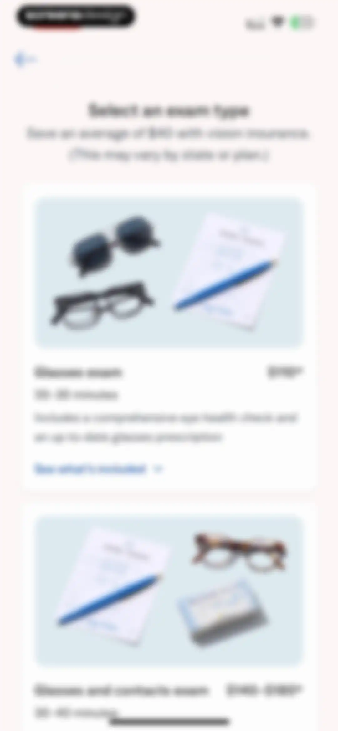 Warby Parker screen 56