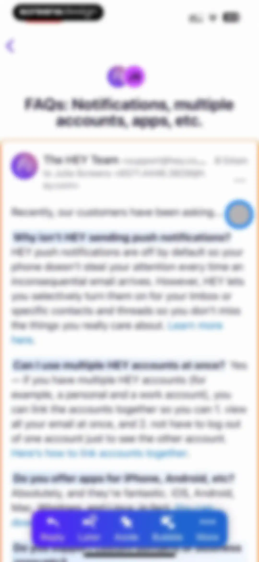 HEY Email screen 56