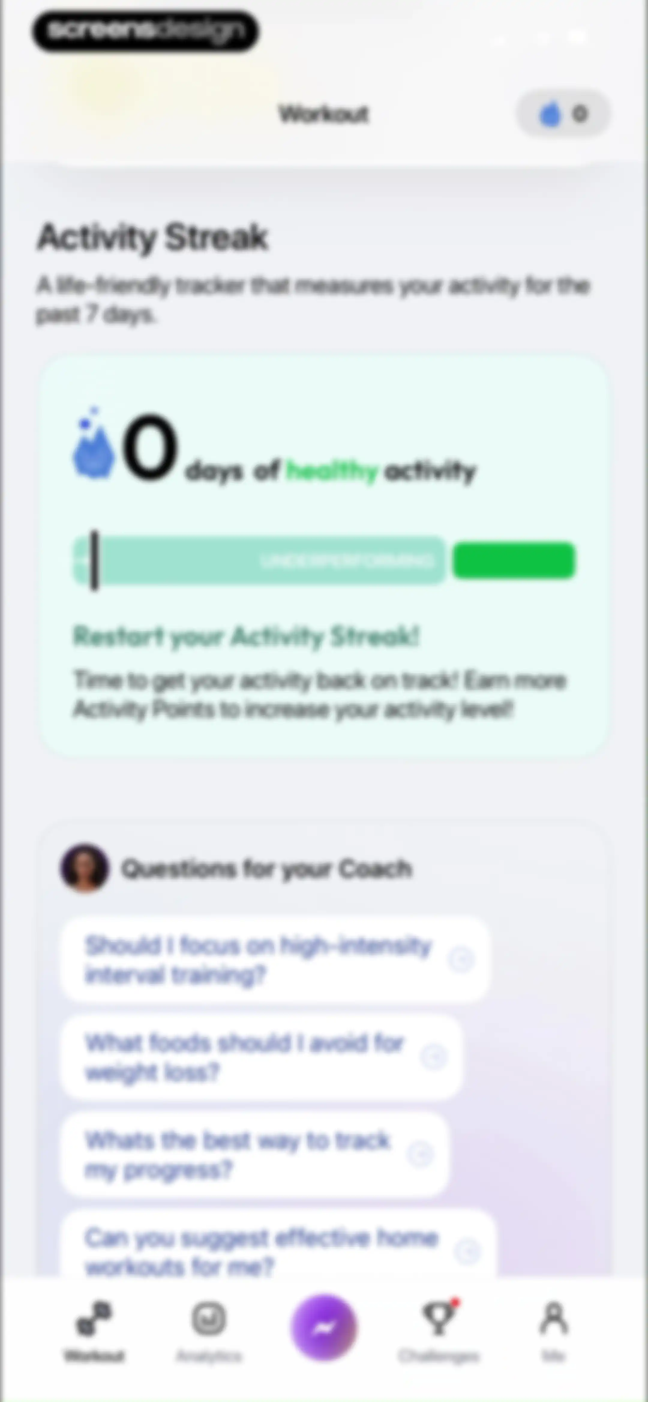 Zing AI: Home & Gym Workouts screen 155