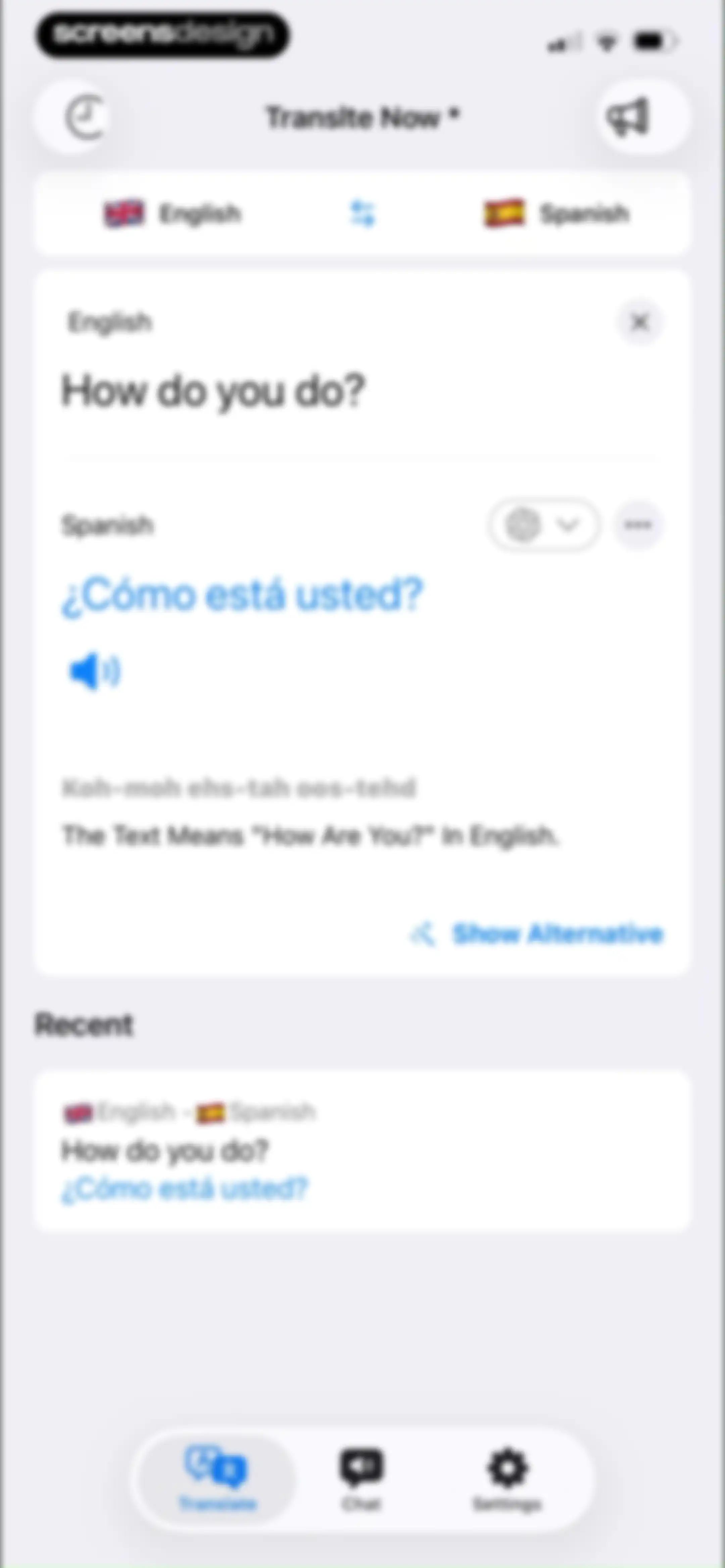 Translate Now * screen 15
