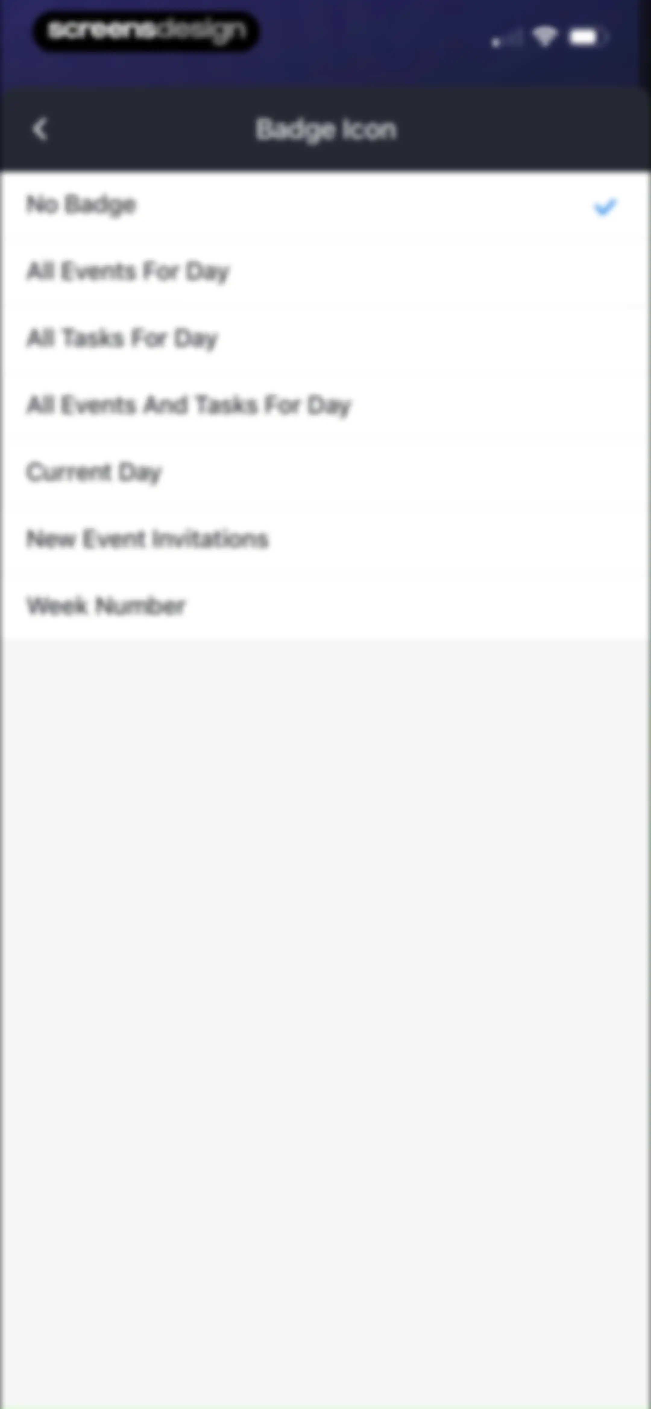 Calendars: Schedule Planner screen 95