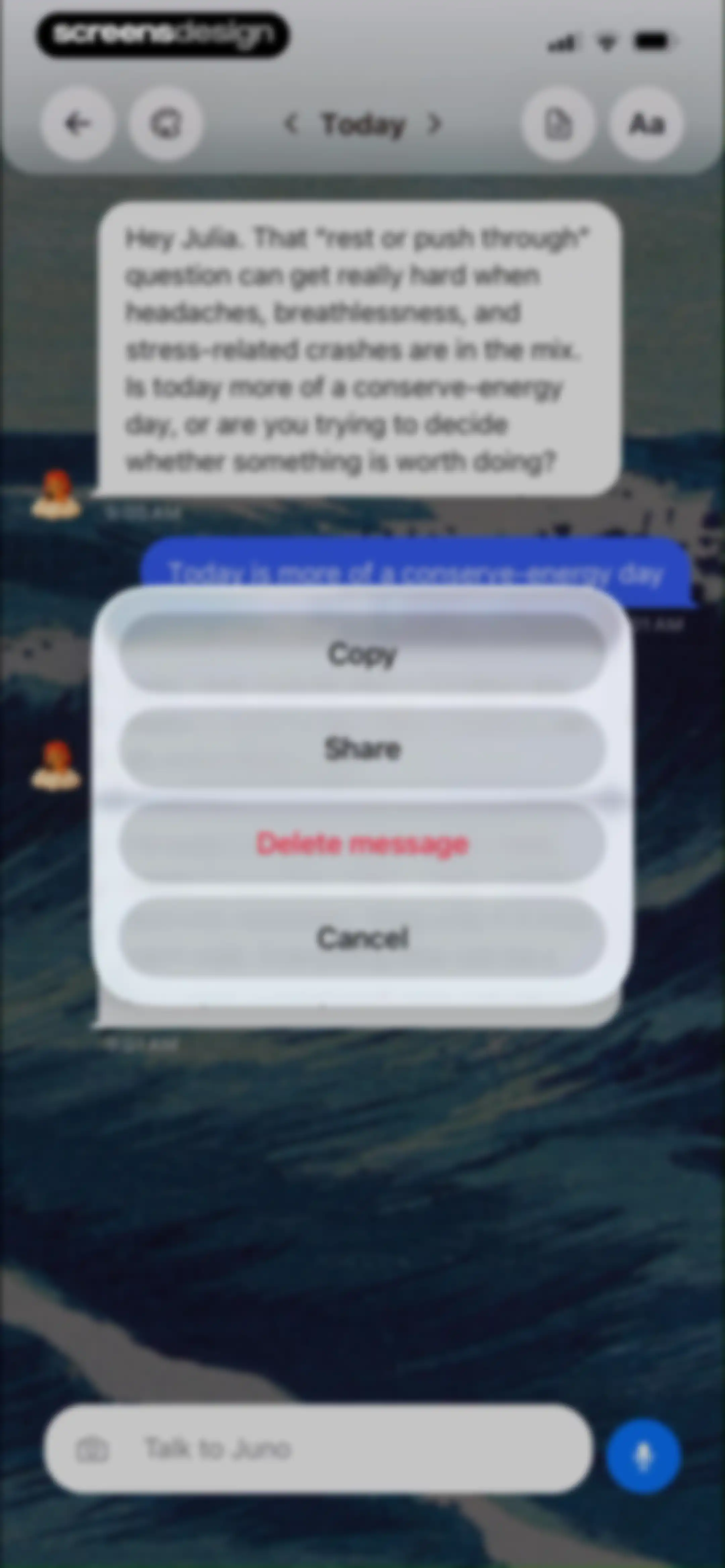Juno: Chronic Illness Support screen 59