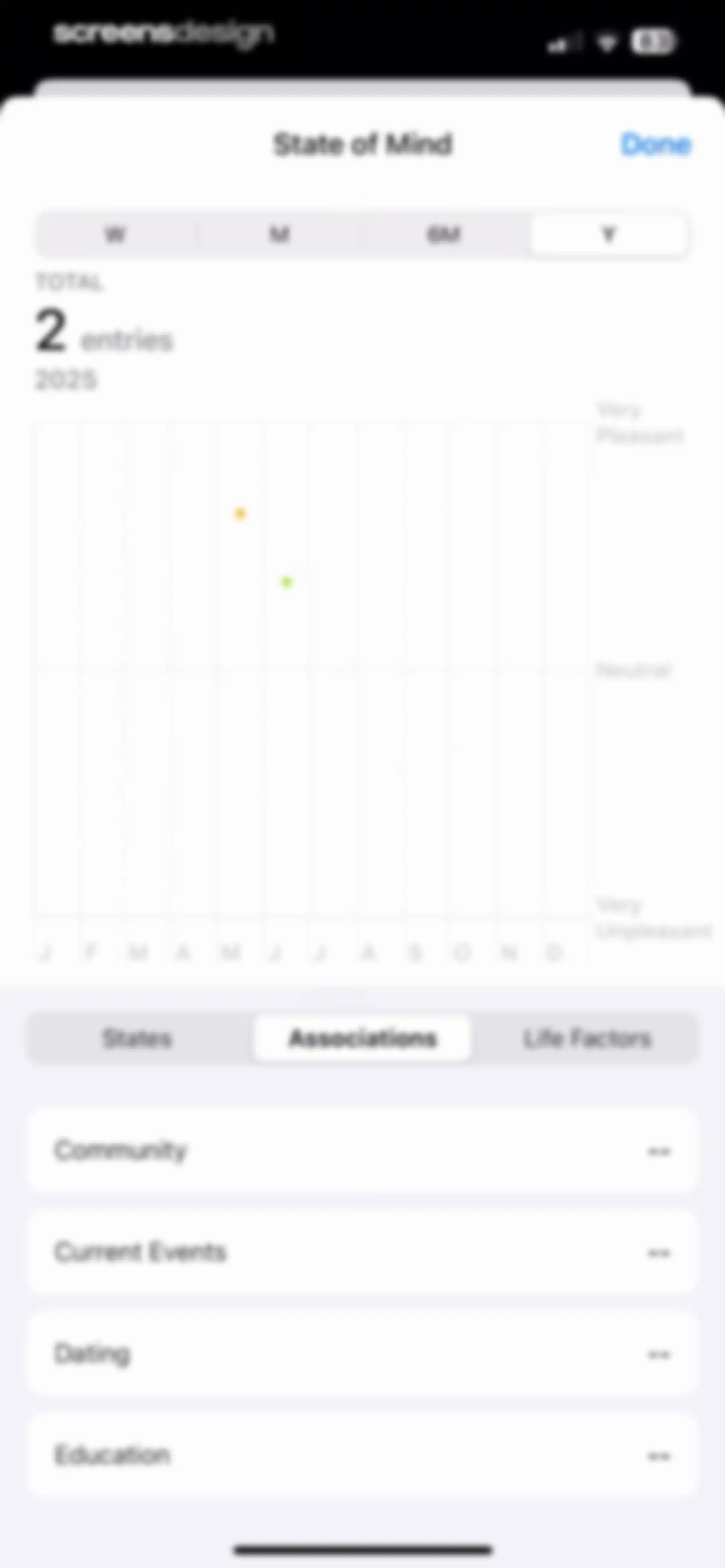 Apple Health screen 151