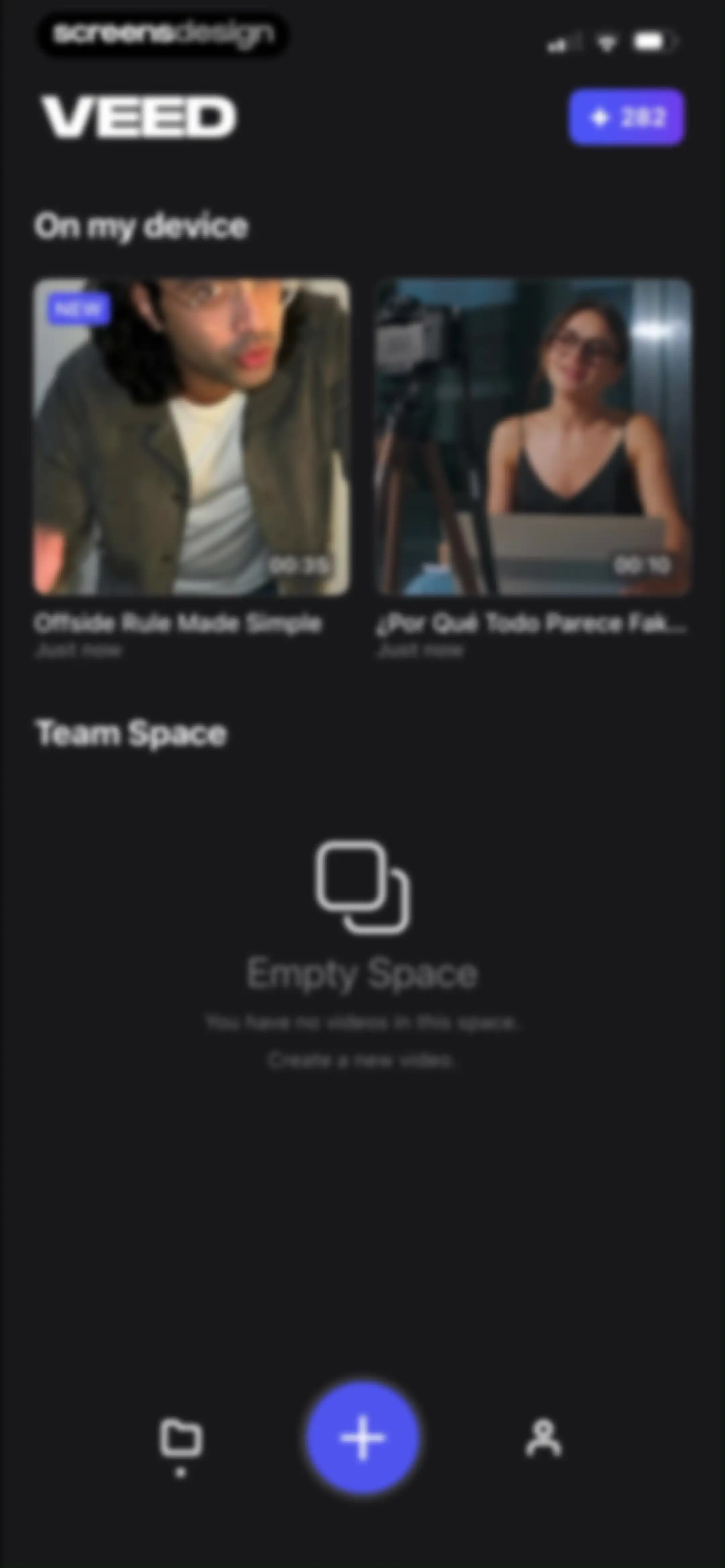 VEED Shorts: AI videos screen 74