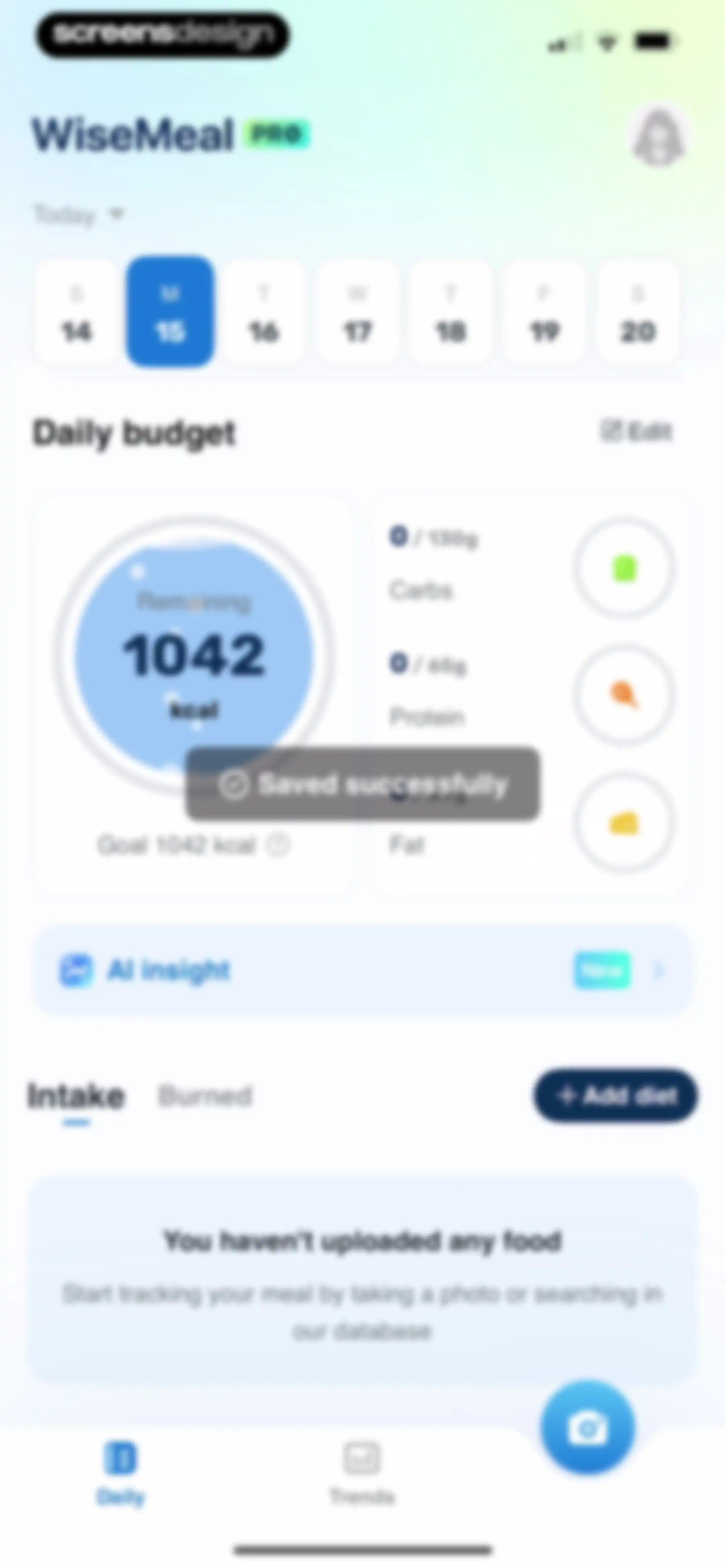 WiseMeal: Al Calorie Tracker screen 50