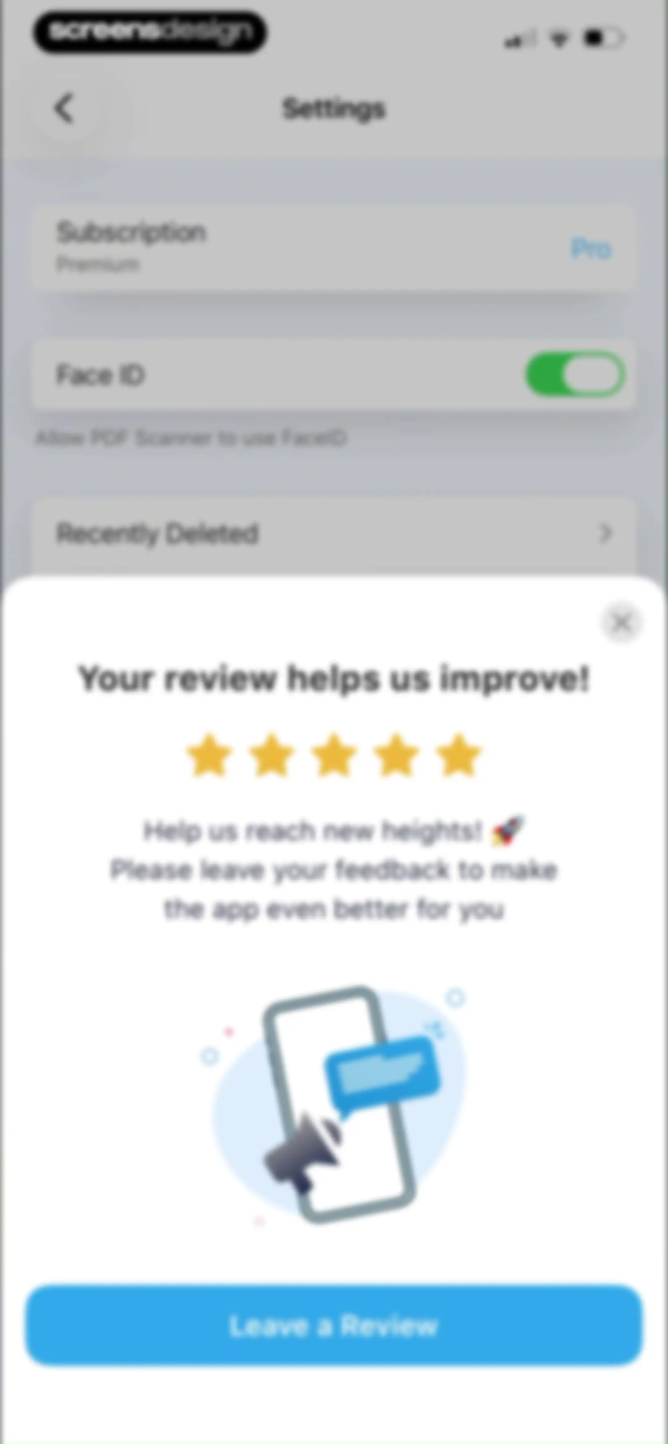 QR Code Reader & PDF Scanner screen 103