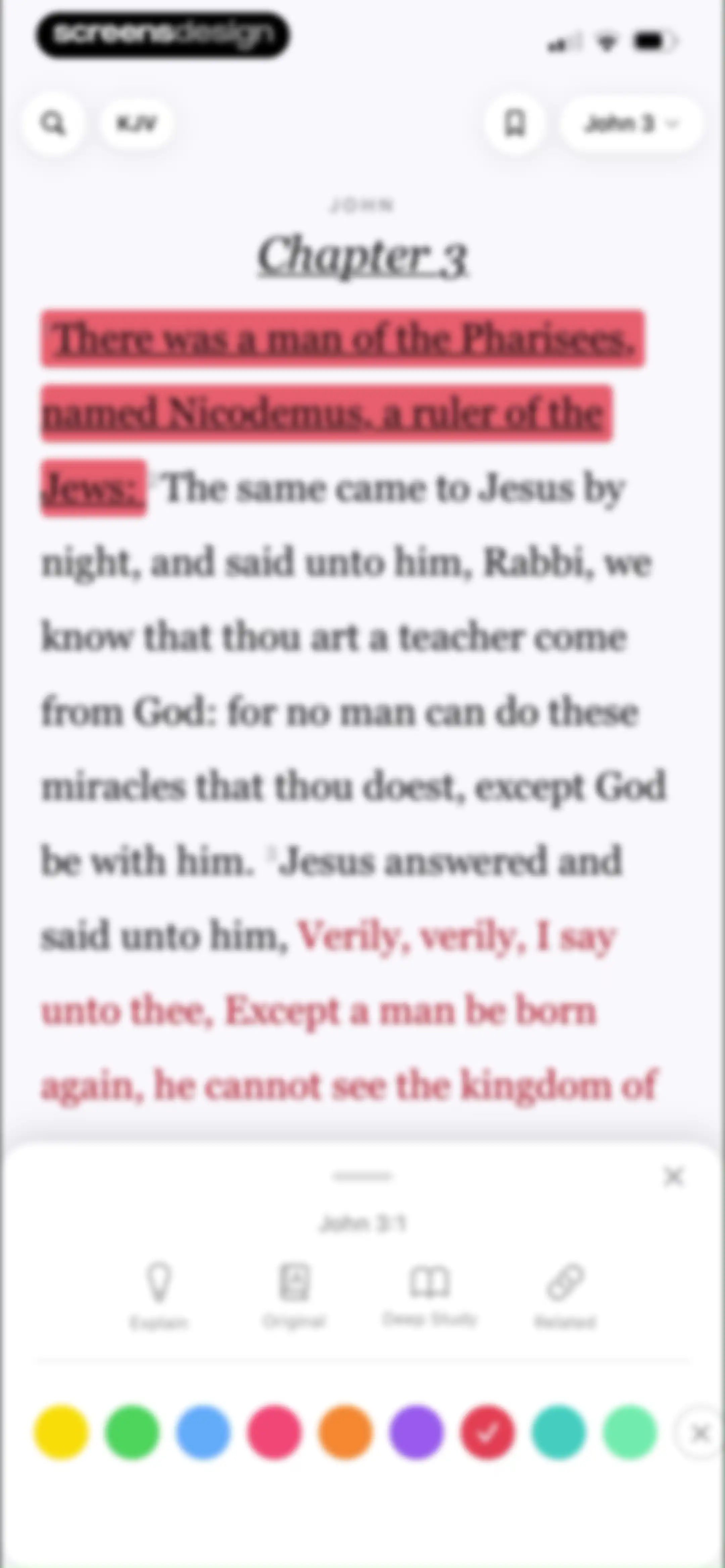 Bible Word Study screen 50