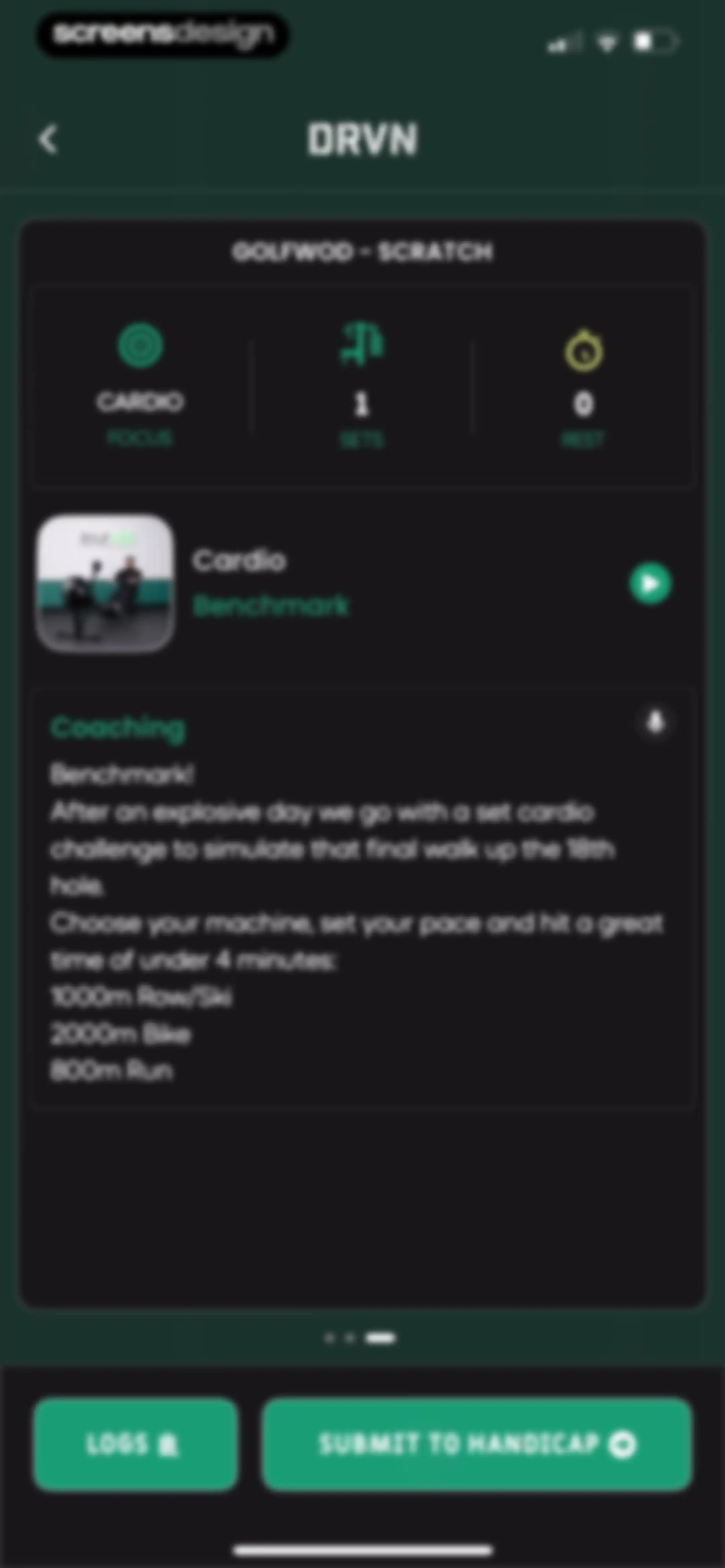 DRVN - Golf & Gym Workouts screen 125
