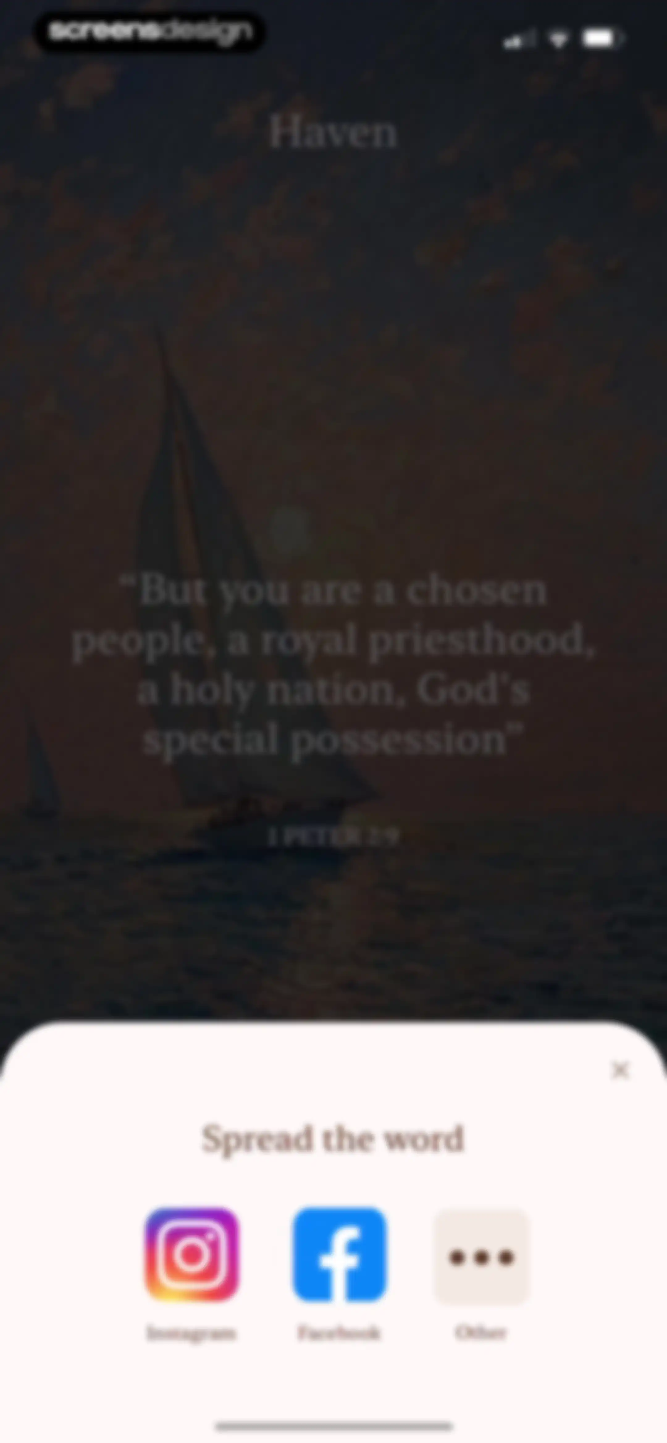 Haven - Bible Chat screen 43