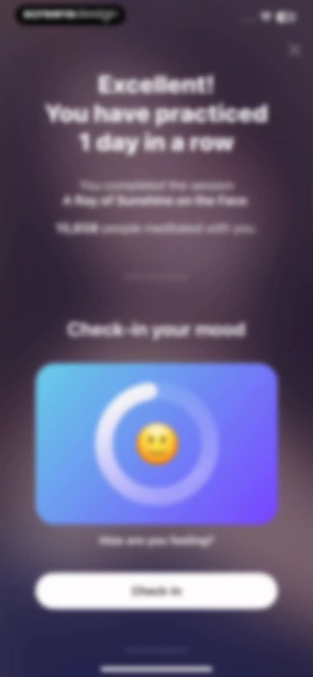 Mo Meditation, Sleep, Recovery screen 39