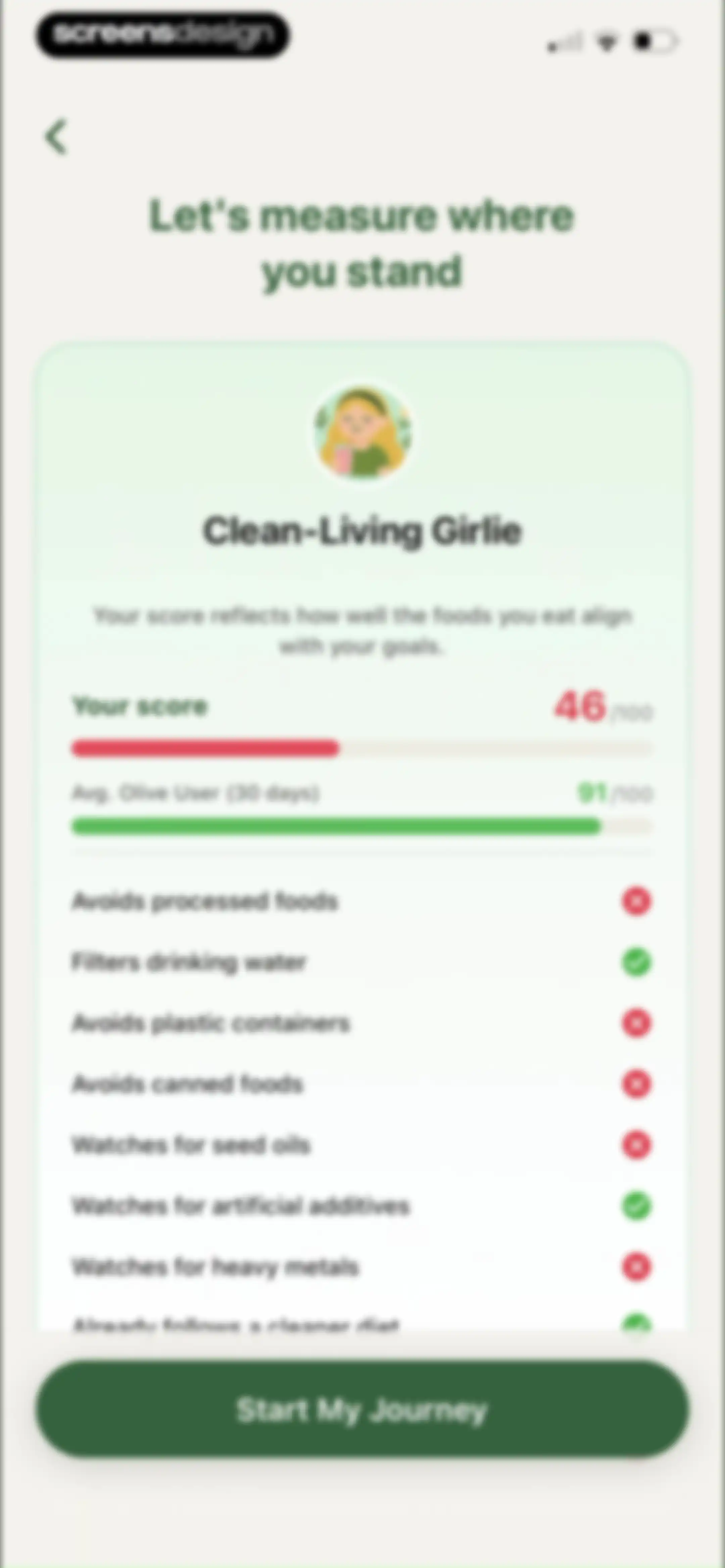 Olive: Food & Cosmetic Scanner screen 43