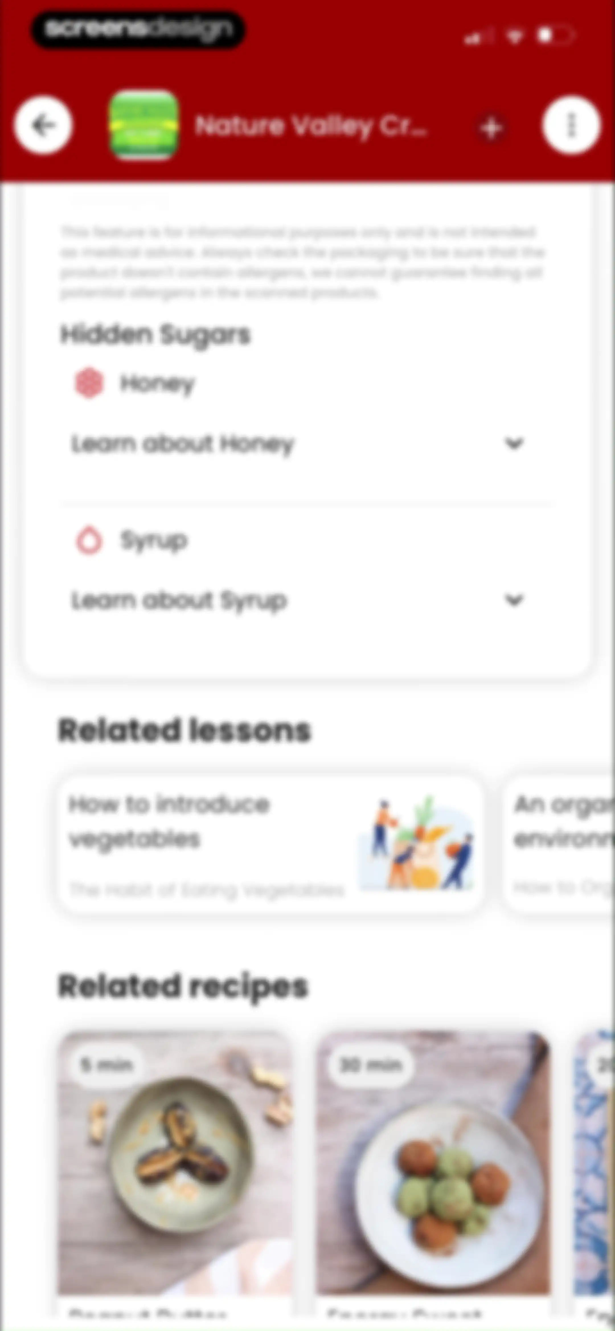 Diabetes food tracker - Gococo screen 118