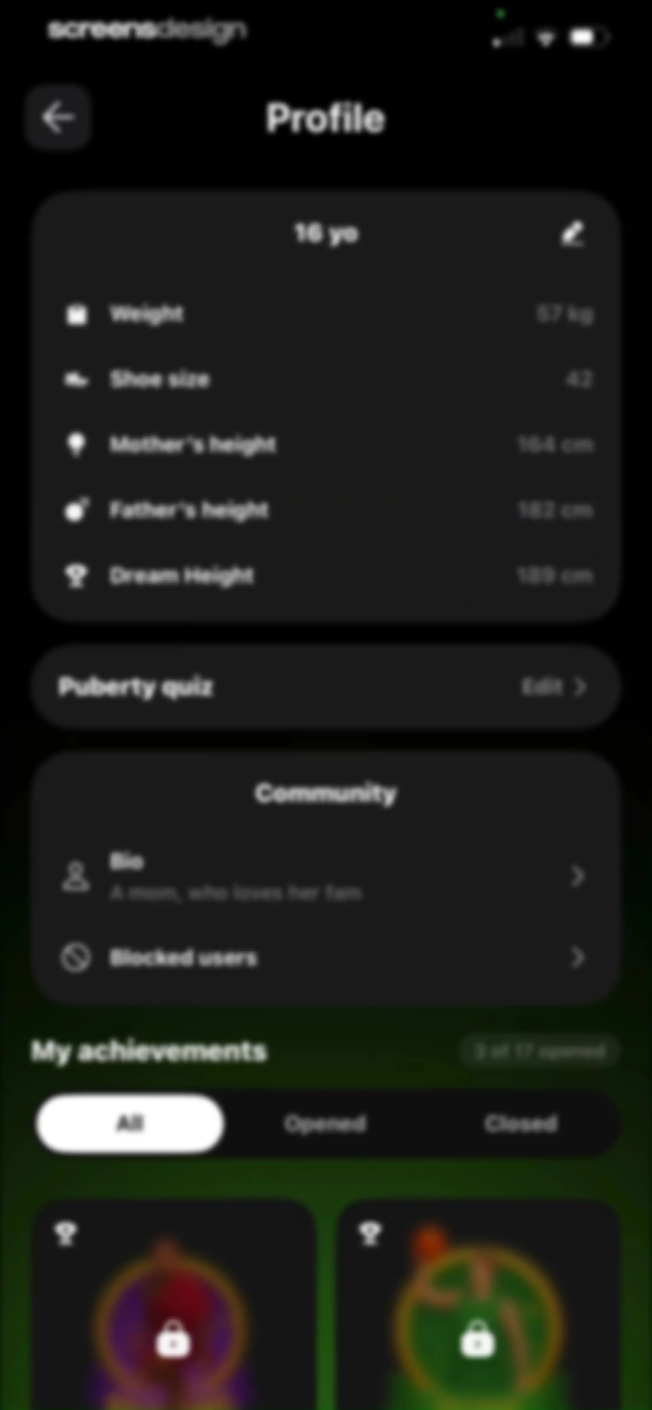 GoTall - Height Predictor screen 157