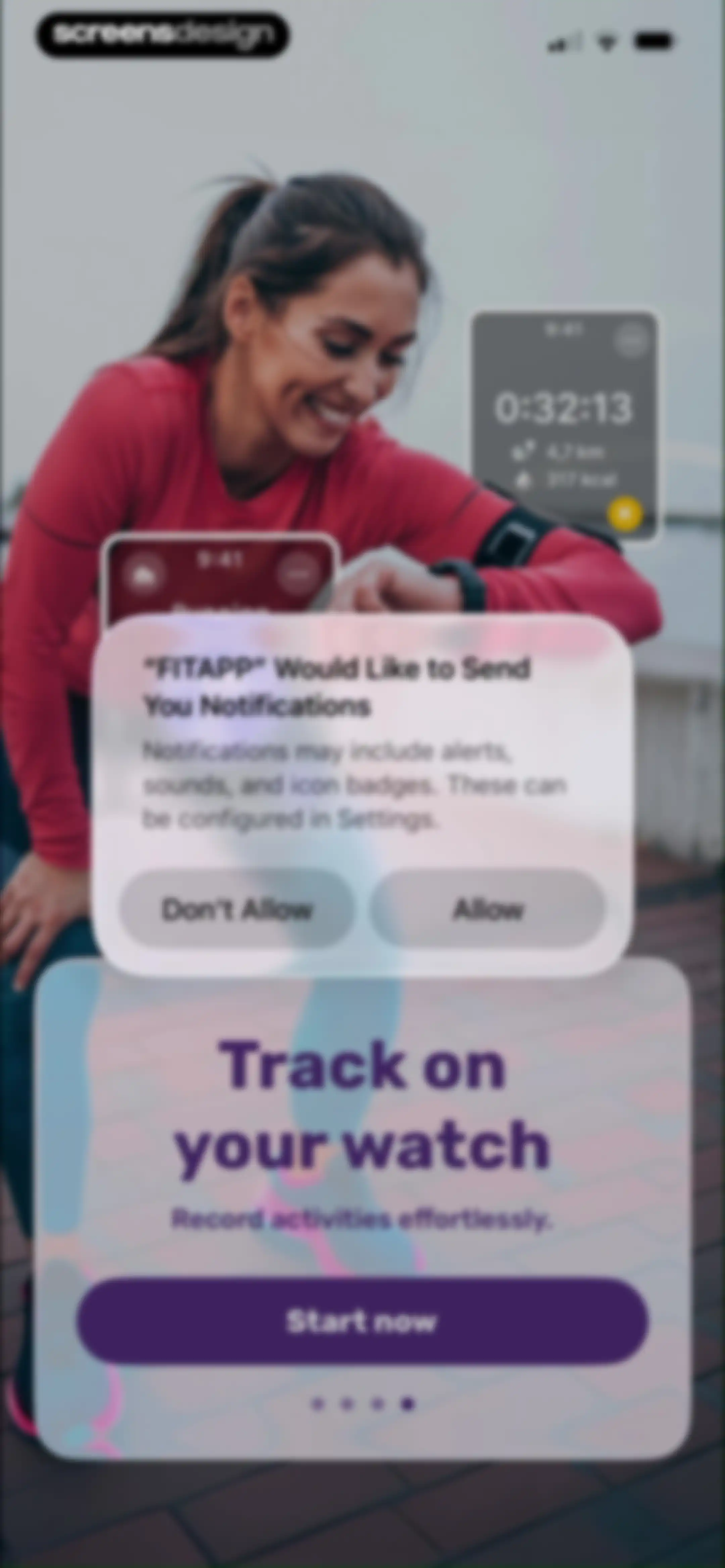 Running Tracker App – FITAPP screen 9