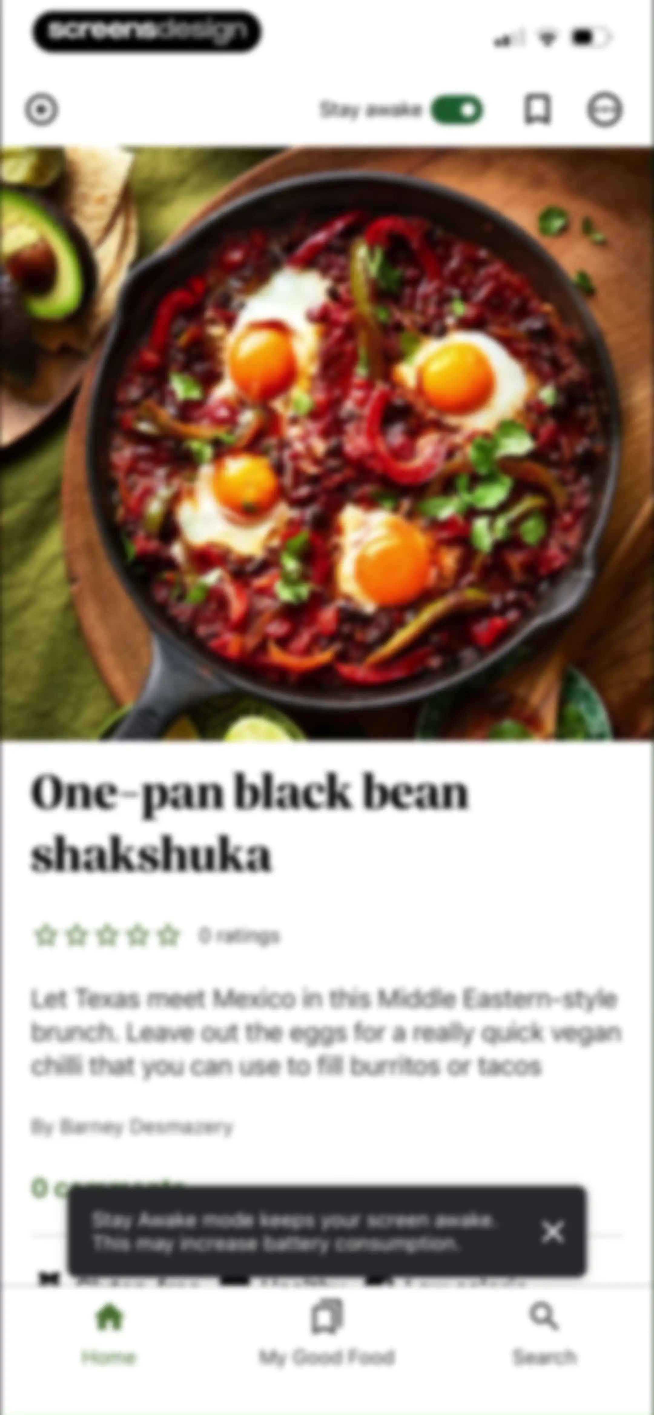 Good Food: Recipe Finder screen 15