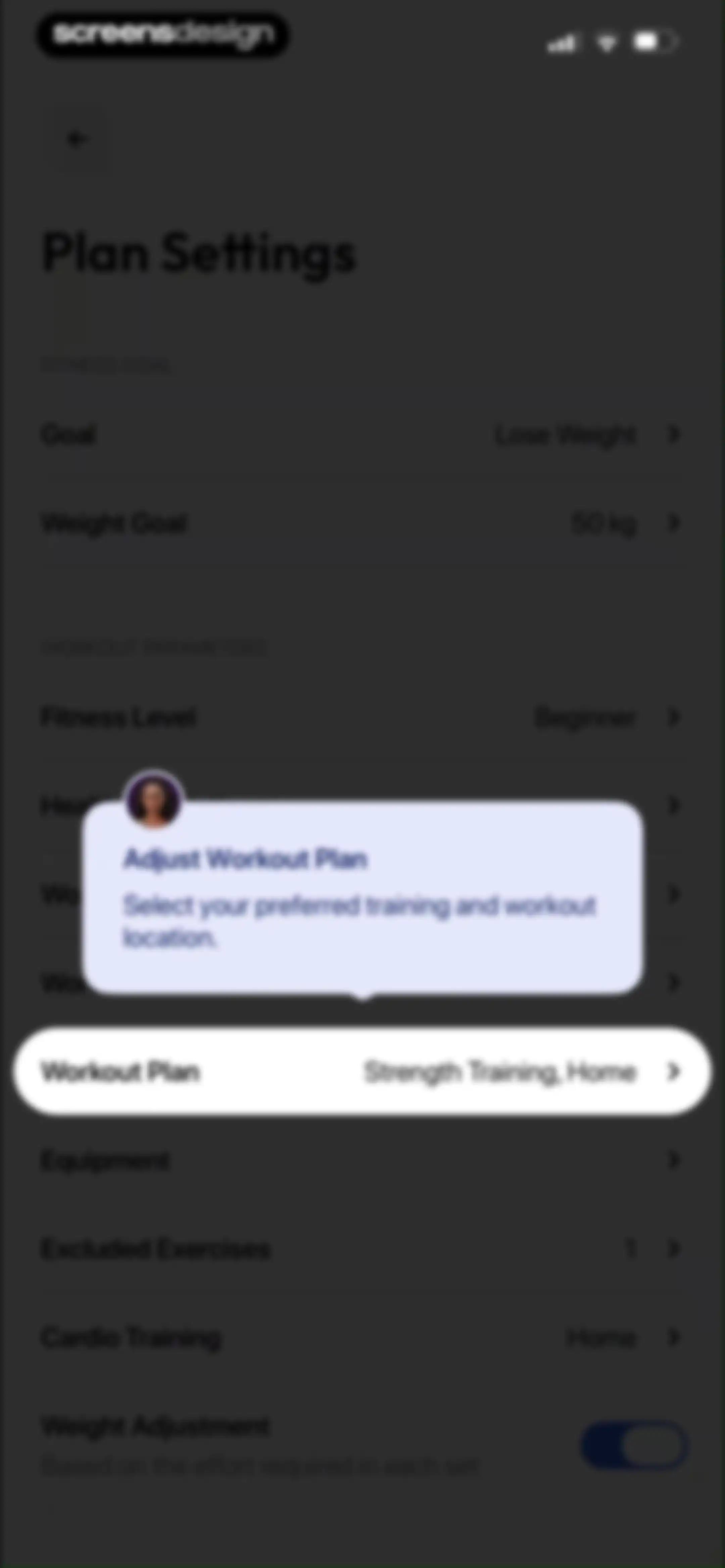 Zing AI: Home & Gym Workouts screen 145