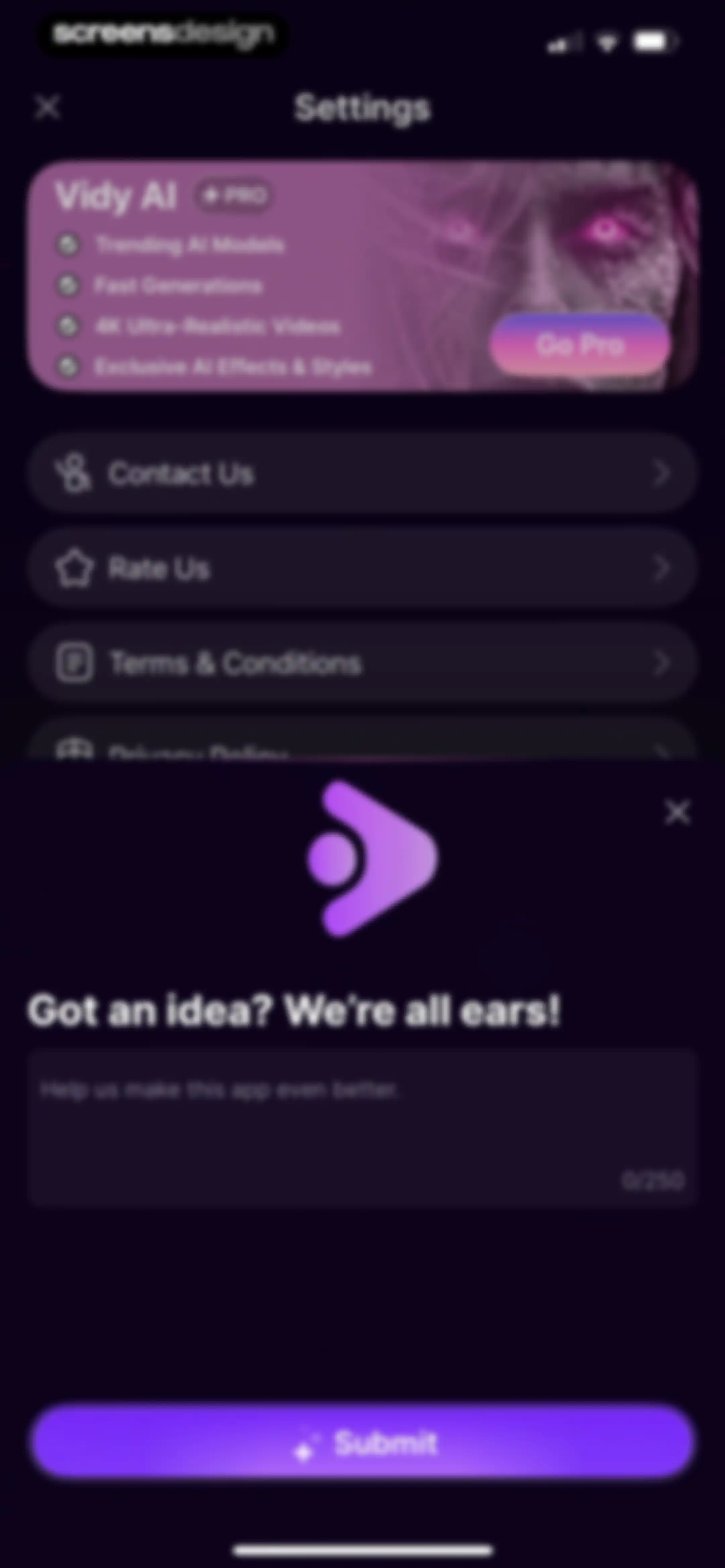 Vidy: AI Video Maker & Editor screen 67