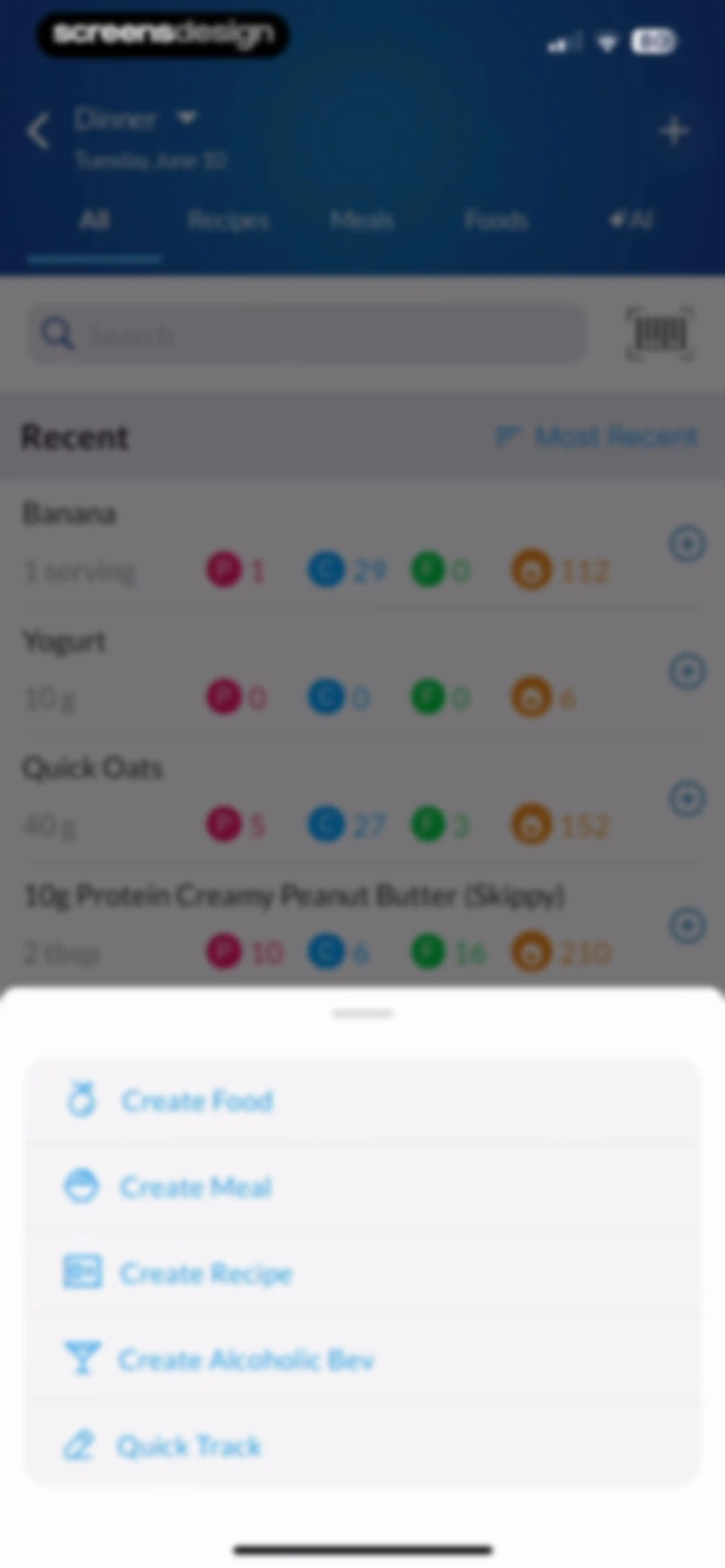 MacrosFirst - Macro Tracker screen 57