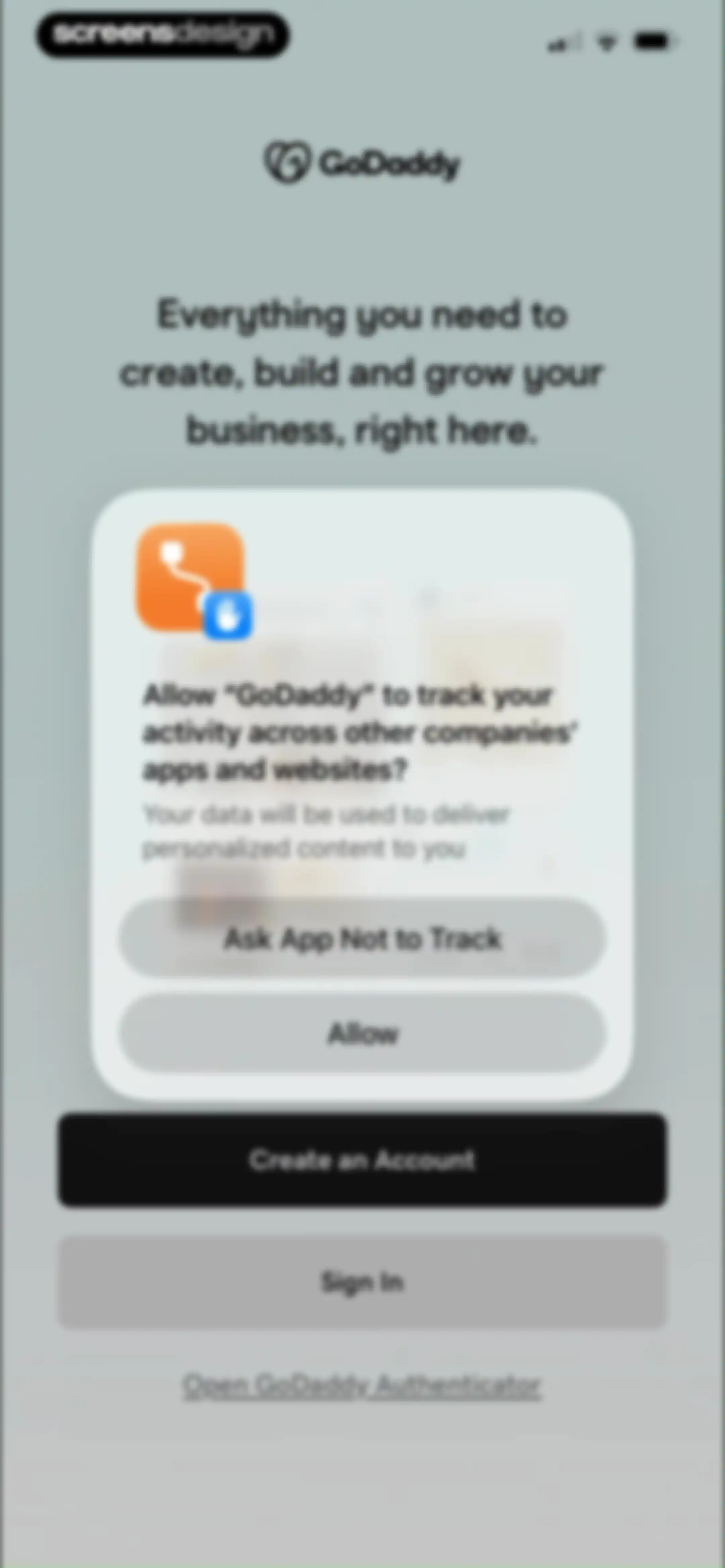 GoDaddy: Websites & Marketing screen 2