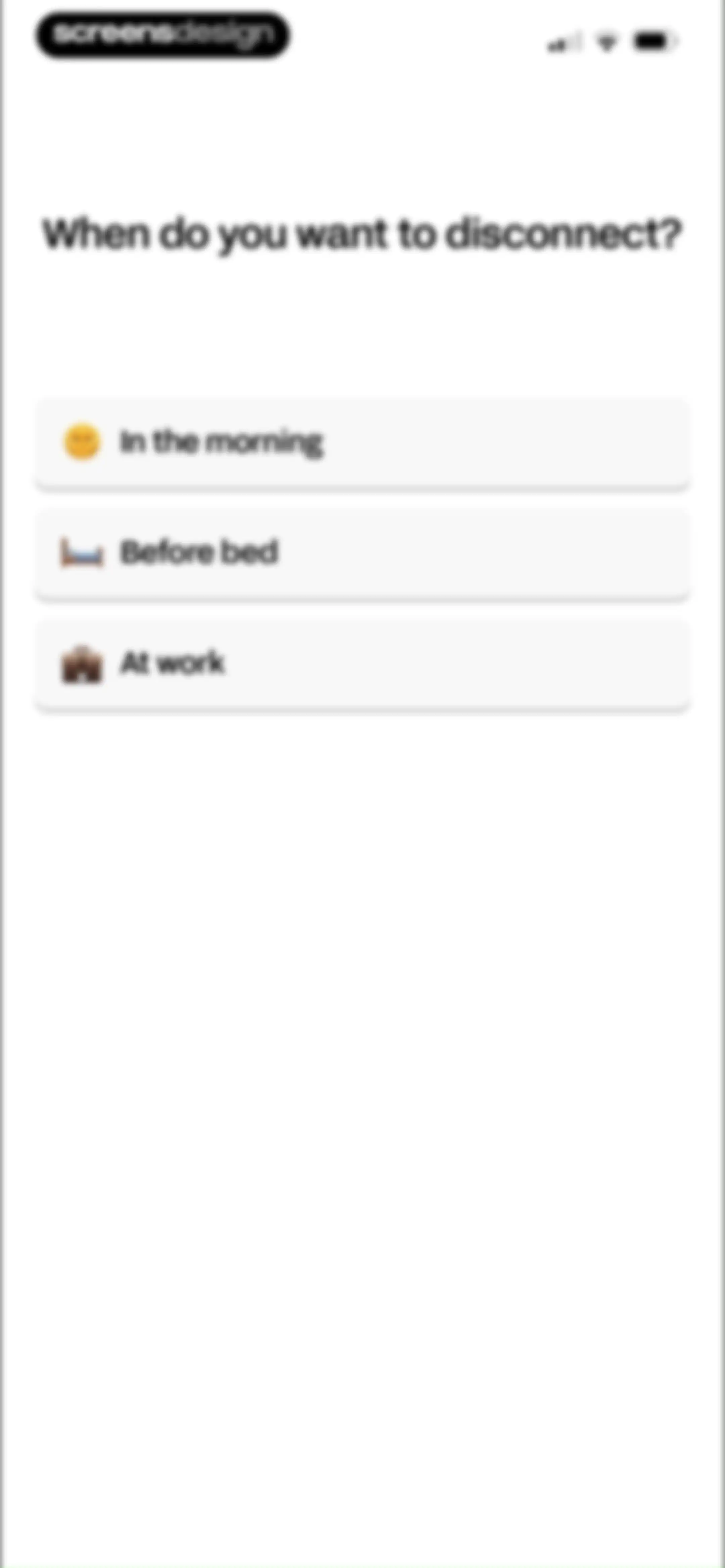 BePresent: Screen Time Control screen 46