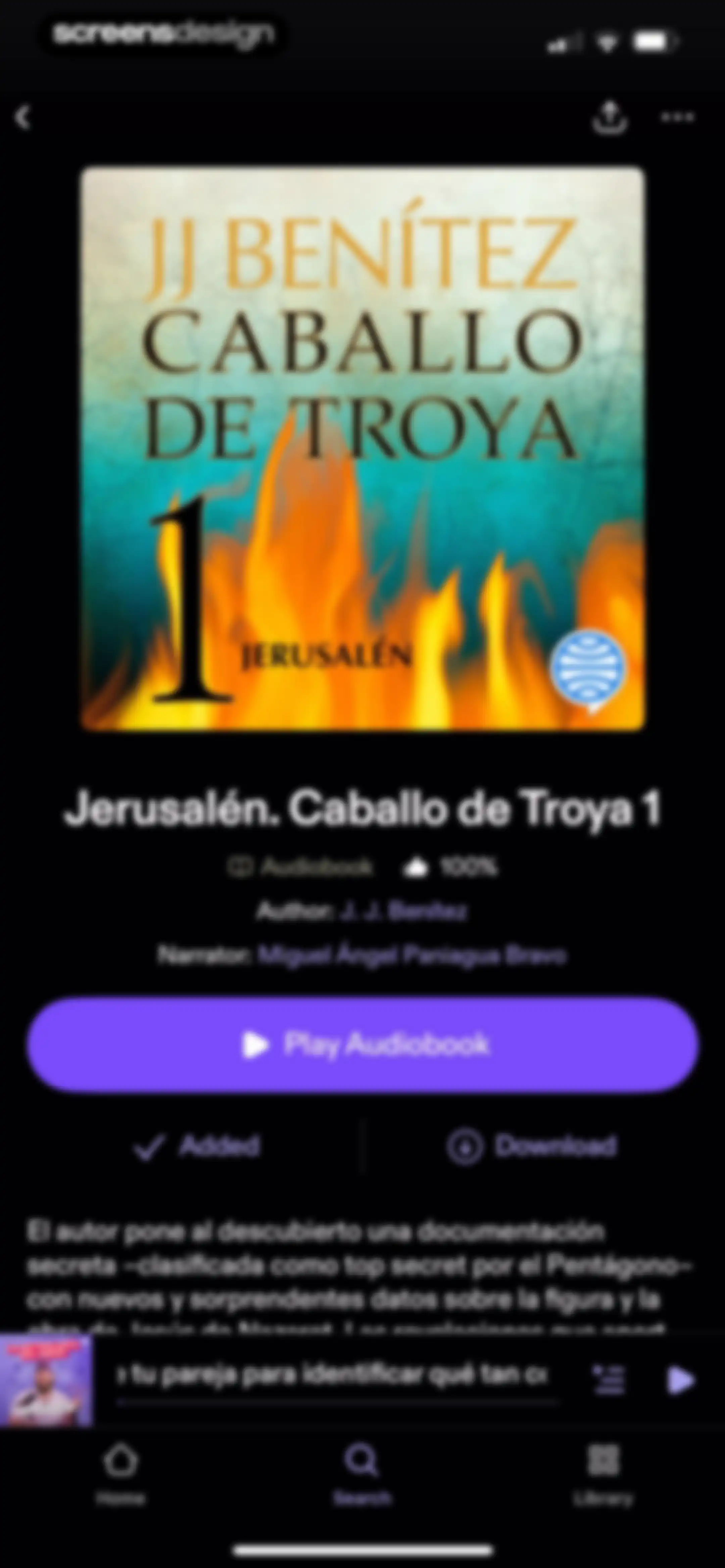 Podimo: Podcasts & audiobooks screen 86