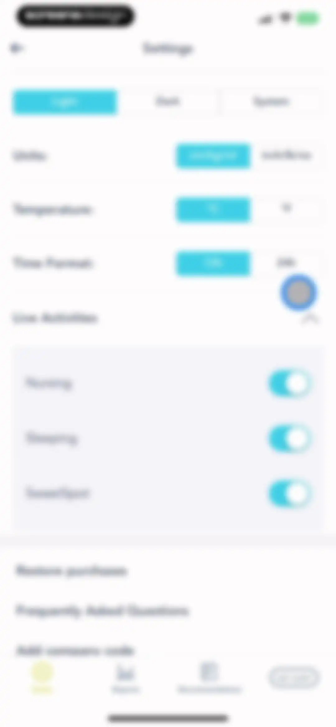 Huckleberry: Baby Tracker screen 58