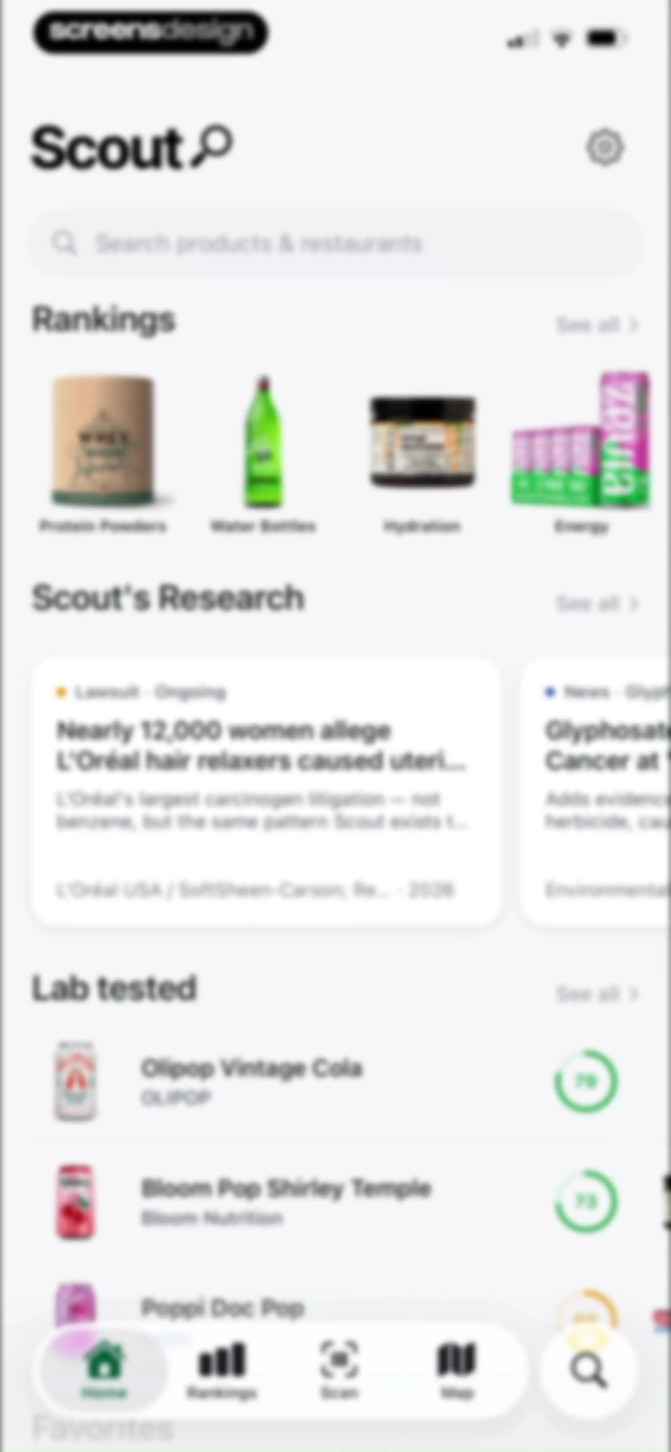 Scout - Health Analysis screen 25